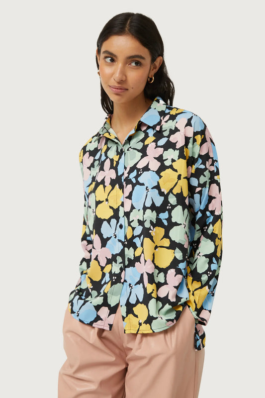 Jacinto floral print shirt