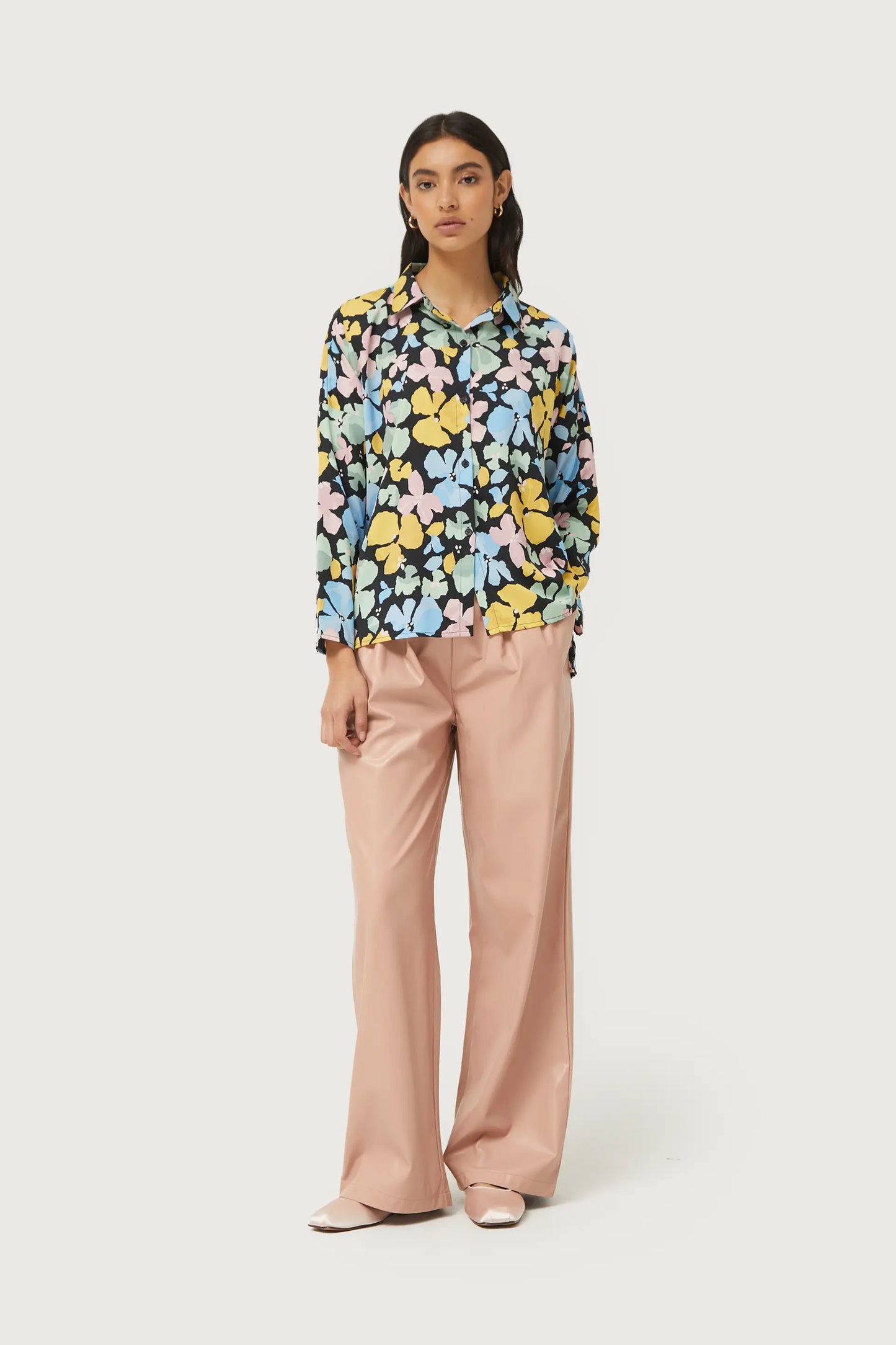 Jacinto floral print shirt