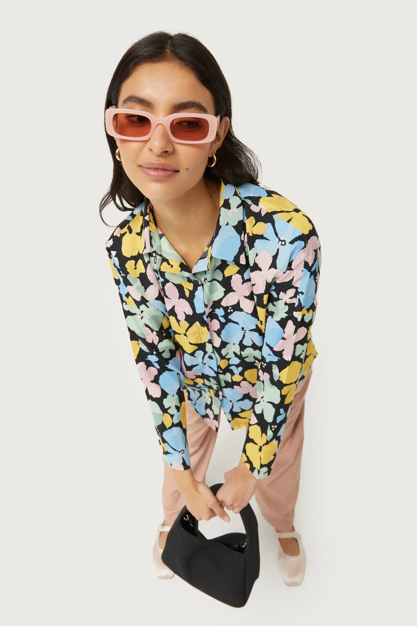 Jacinto floral print shirt