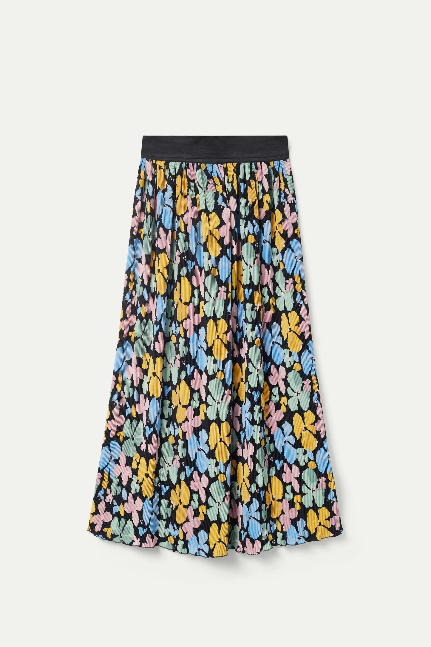 Jacinto floral print long skirt