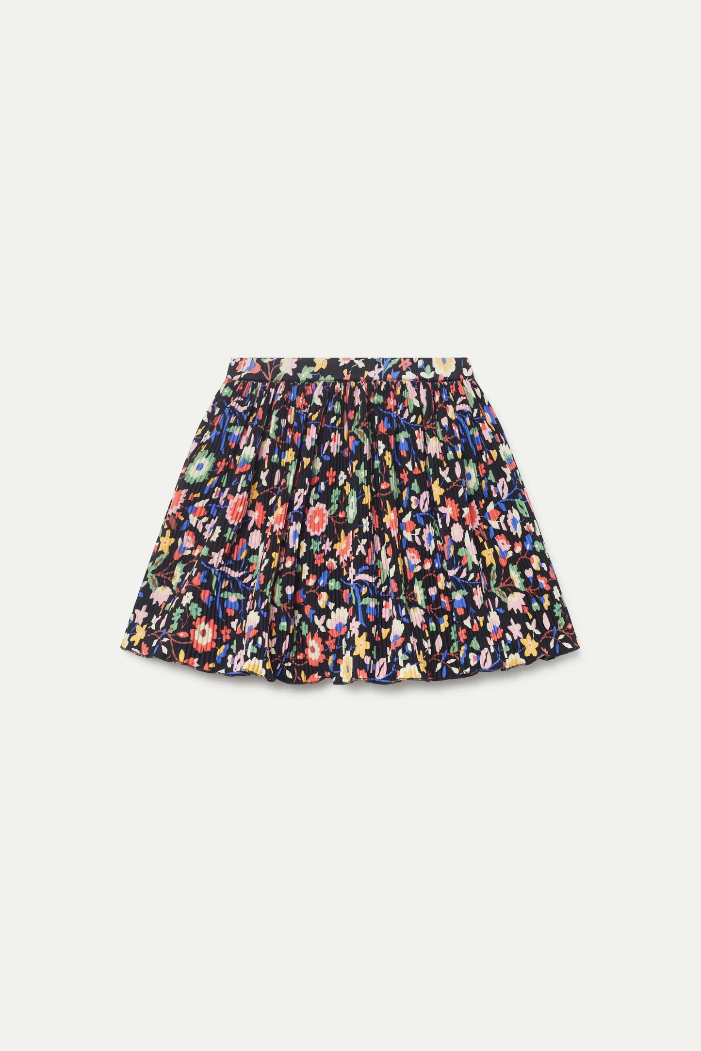 Girl's short skirt with small floral print