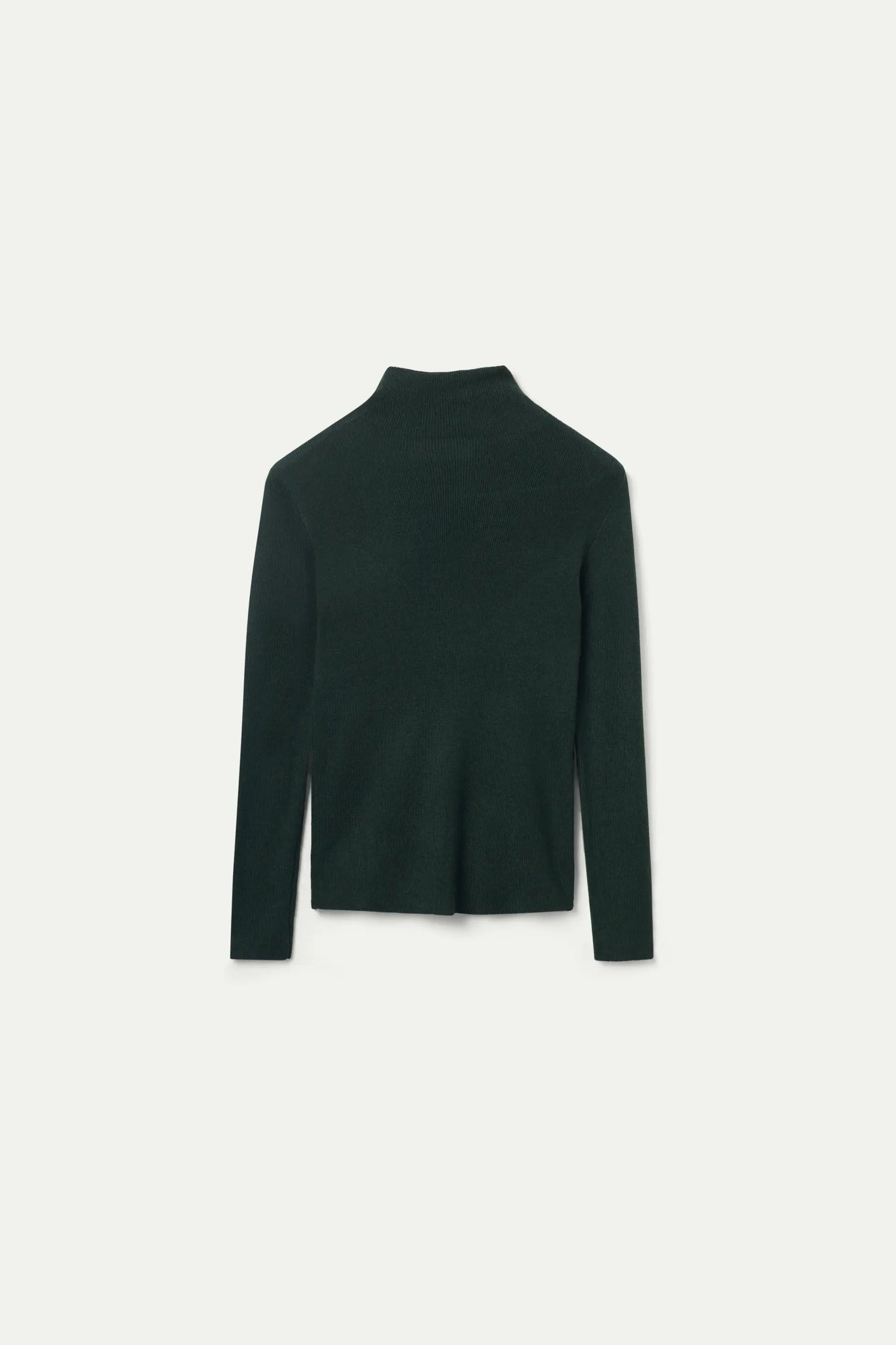 Green turtleneck top