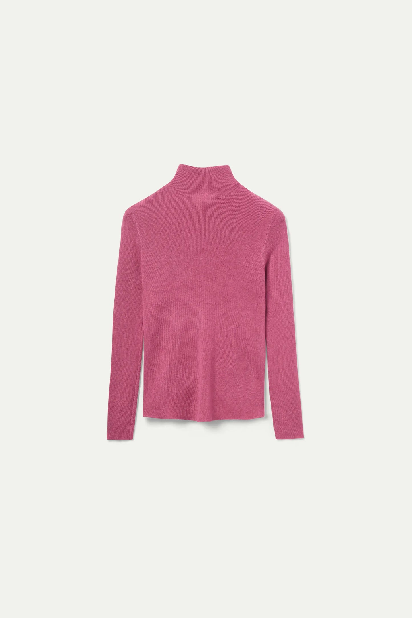 Pink turtleneck top