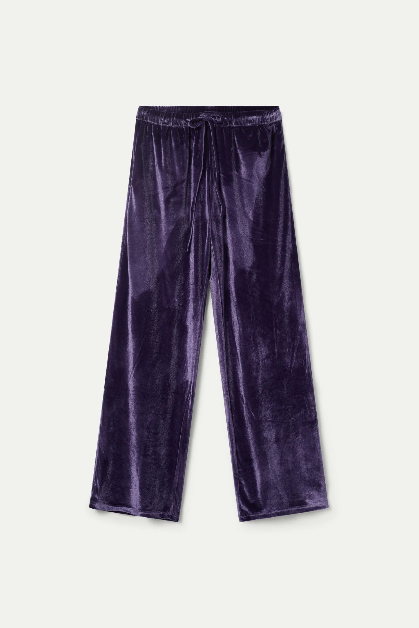 Pantaloni di velluto viola