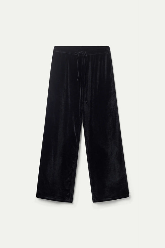 Pantaloni di velluto nero