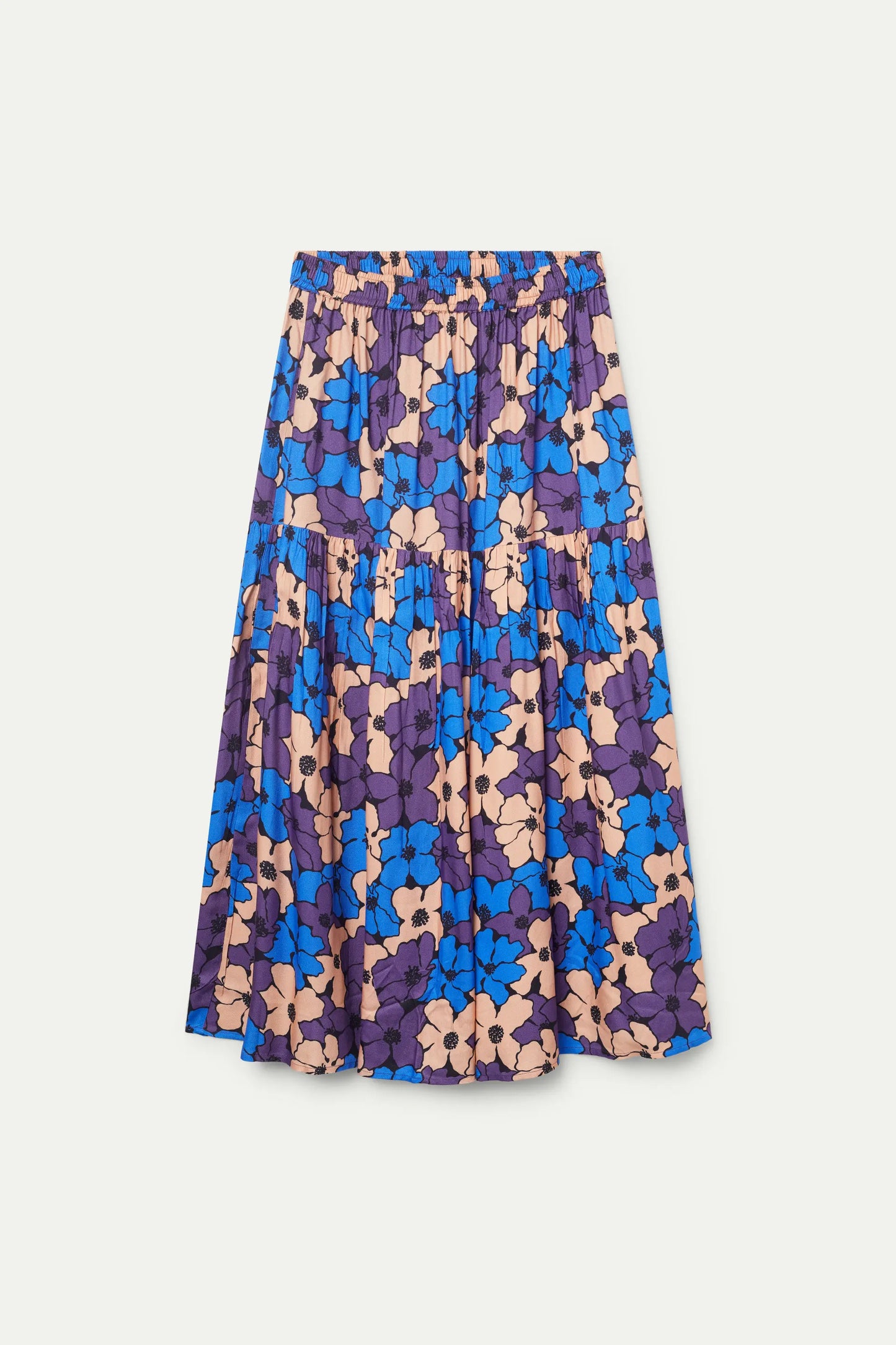 Camille floral print long skirt