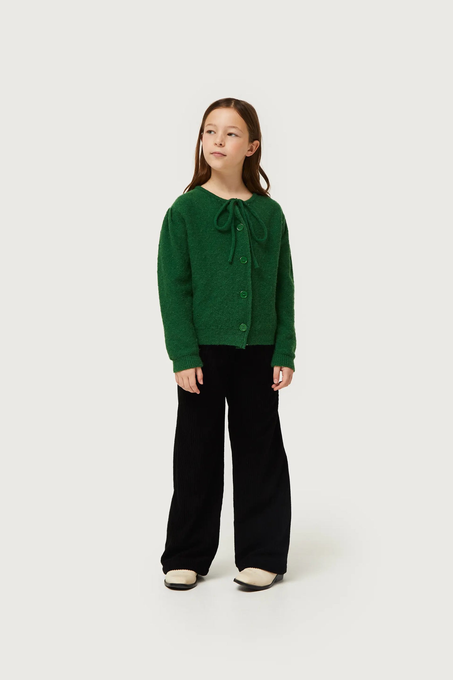 Girl's black corduroy pants