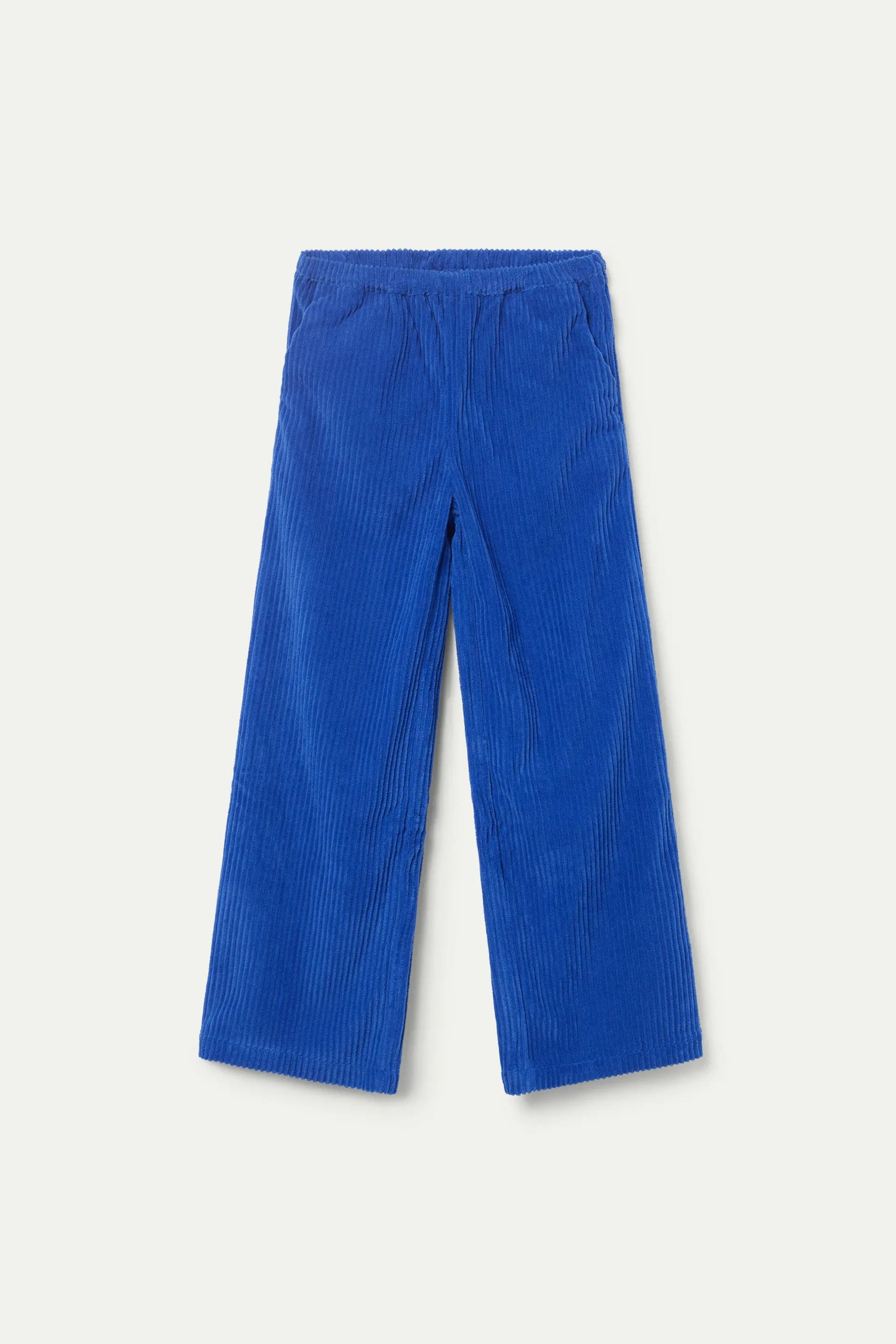 Pantalón de niña de pana azul