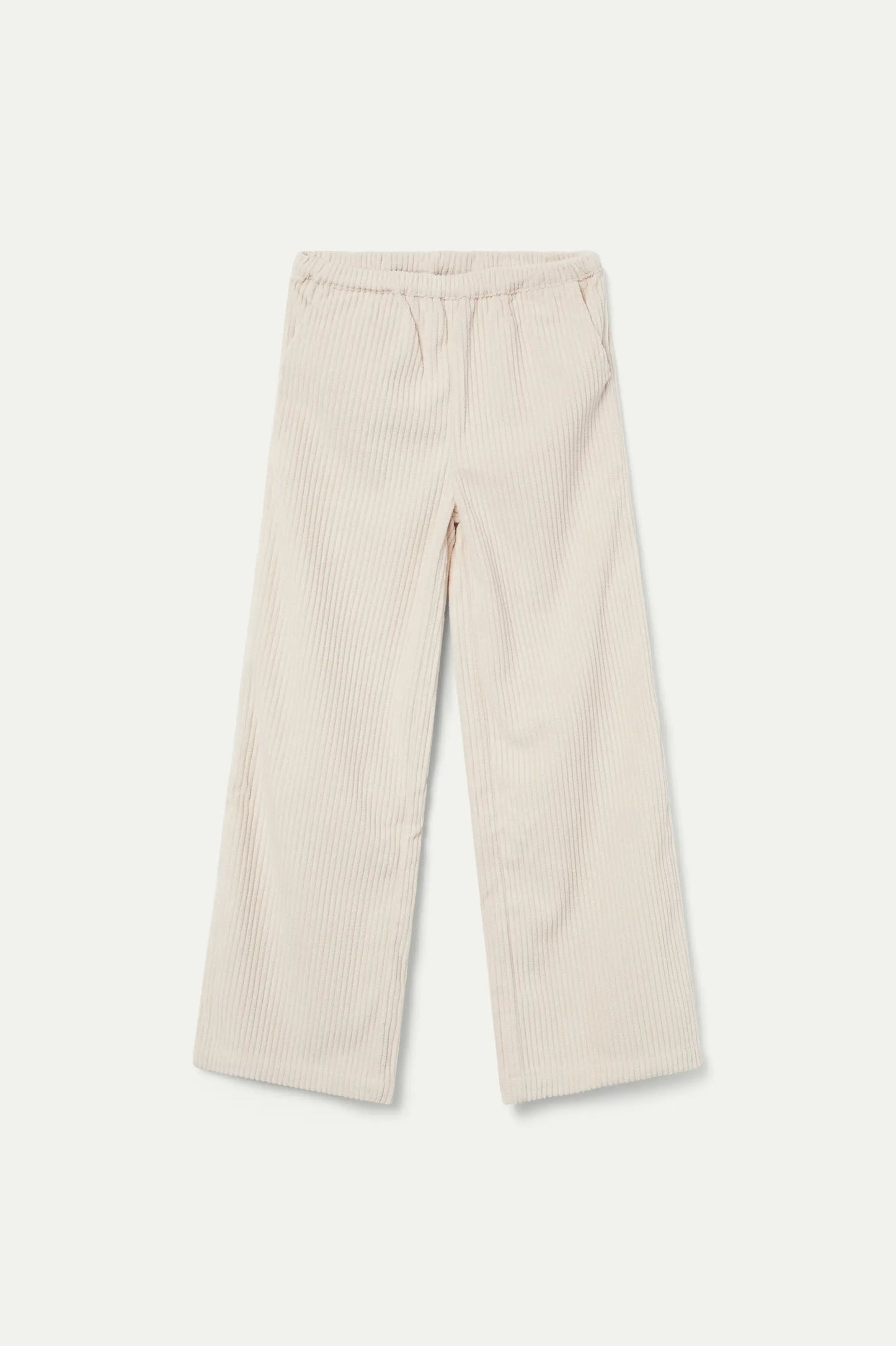 Pantalón de niña de pana beige