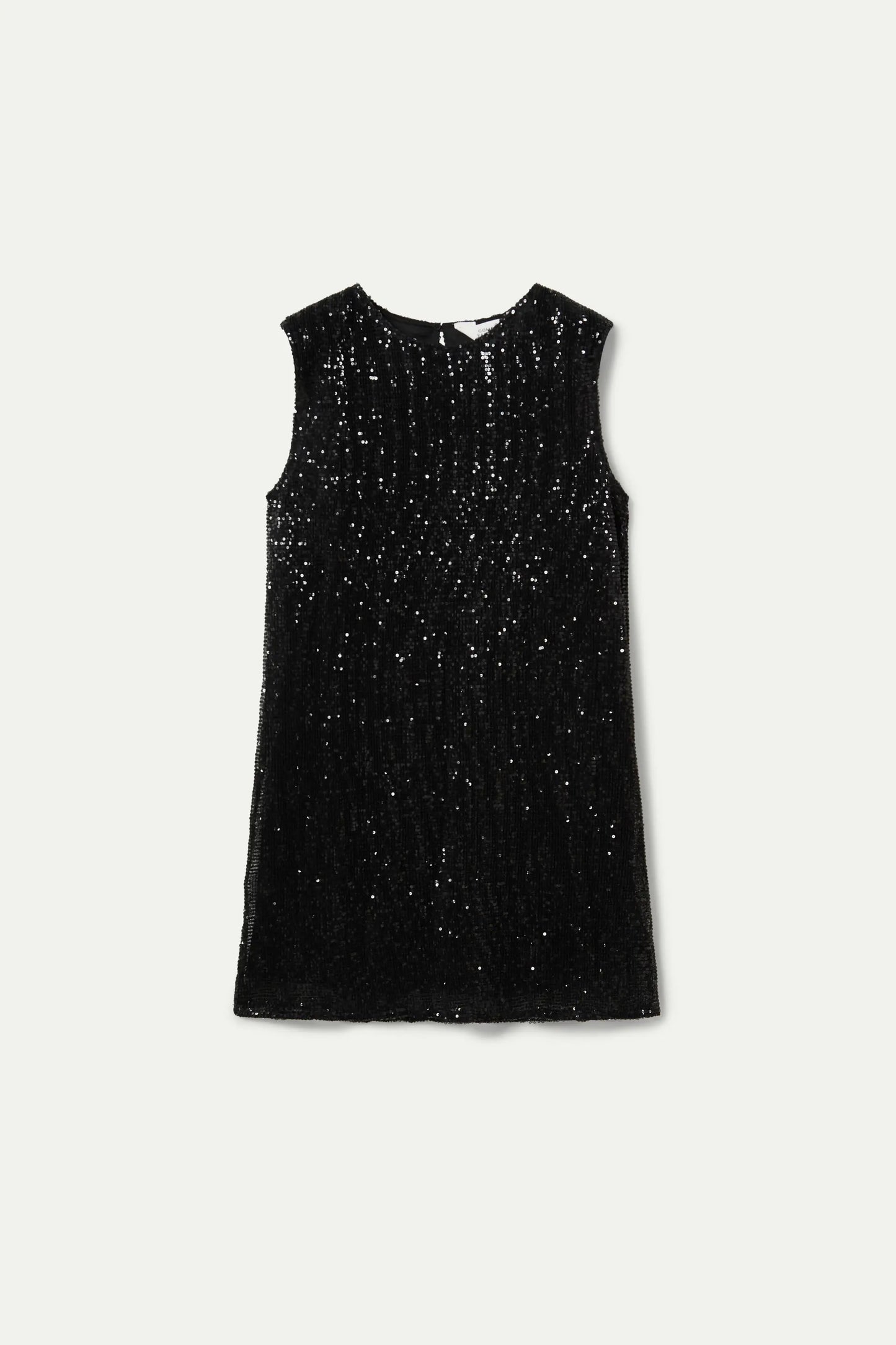 Short black sequin dress