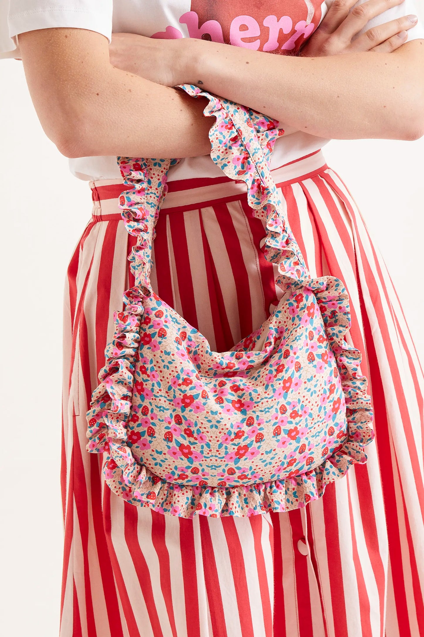 Bolso de hombro estampado Sugar