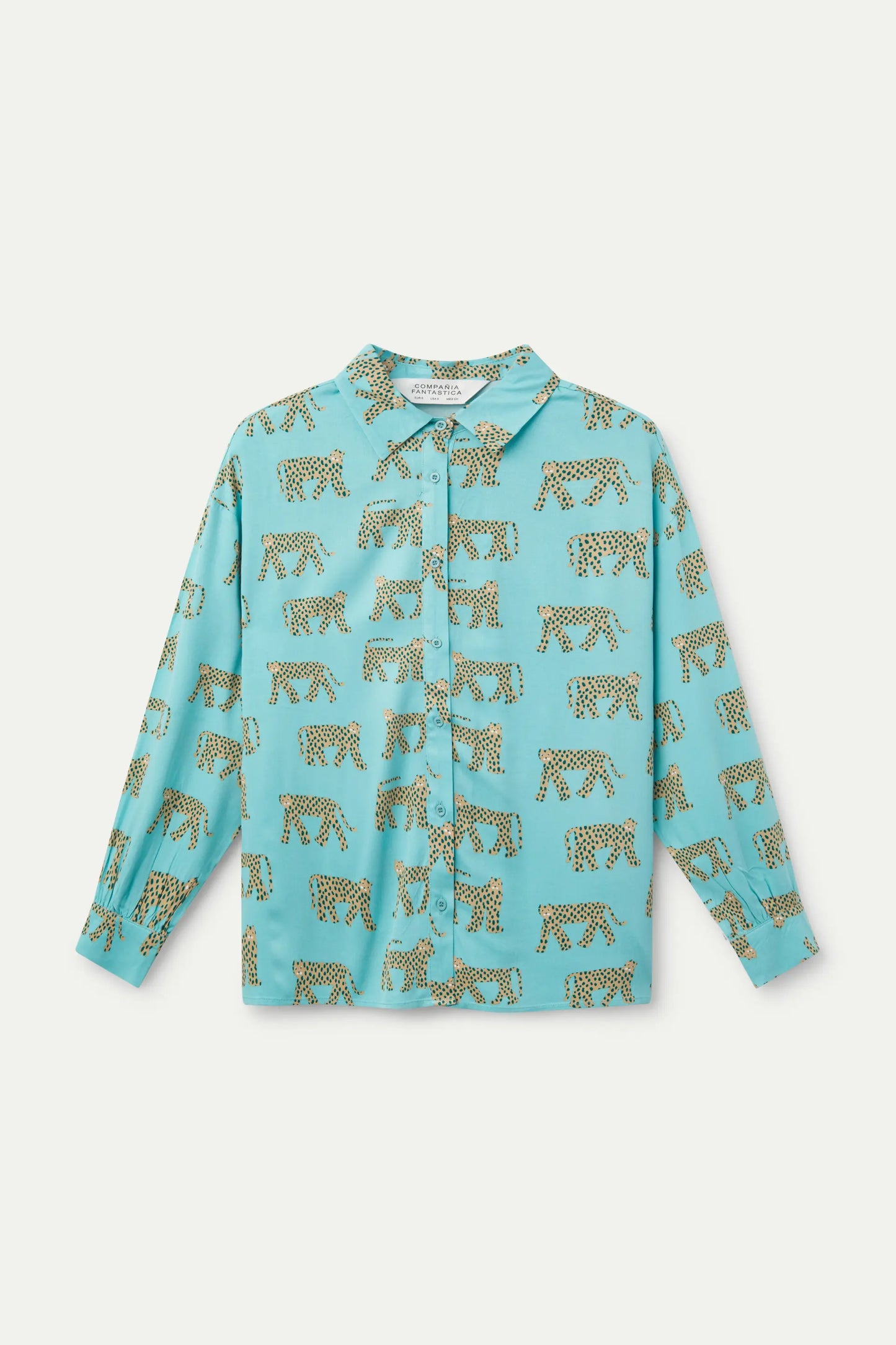 Fluid shirt with Jaguar print