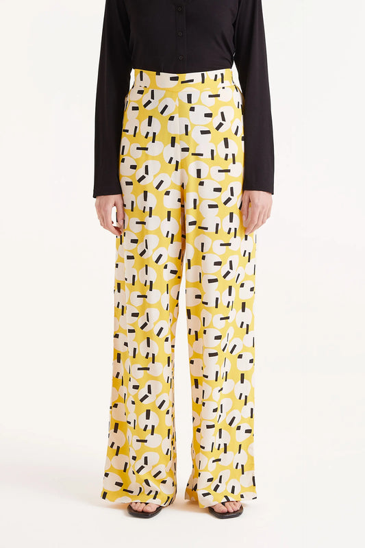 Onigiri print long trousers