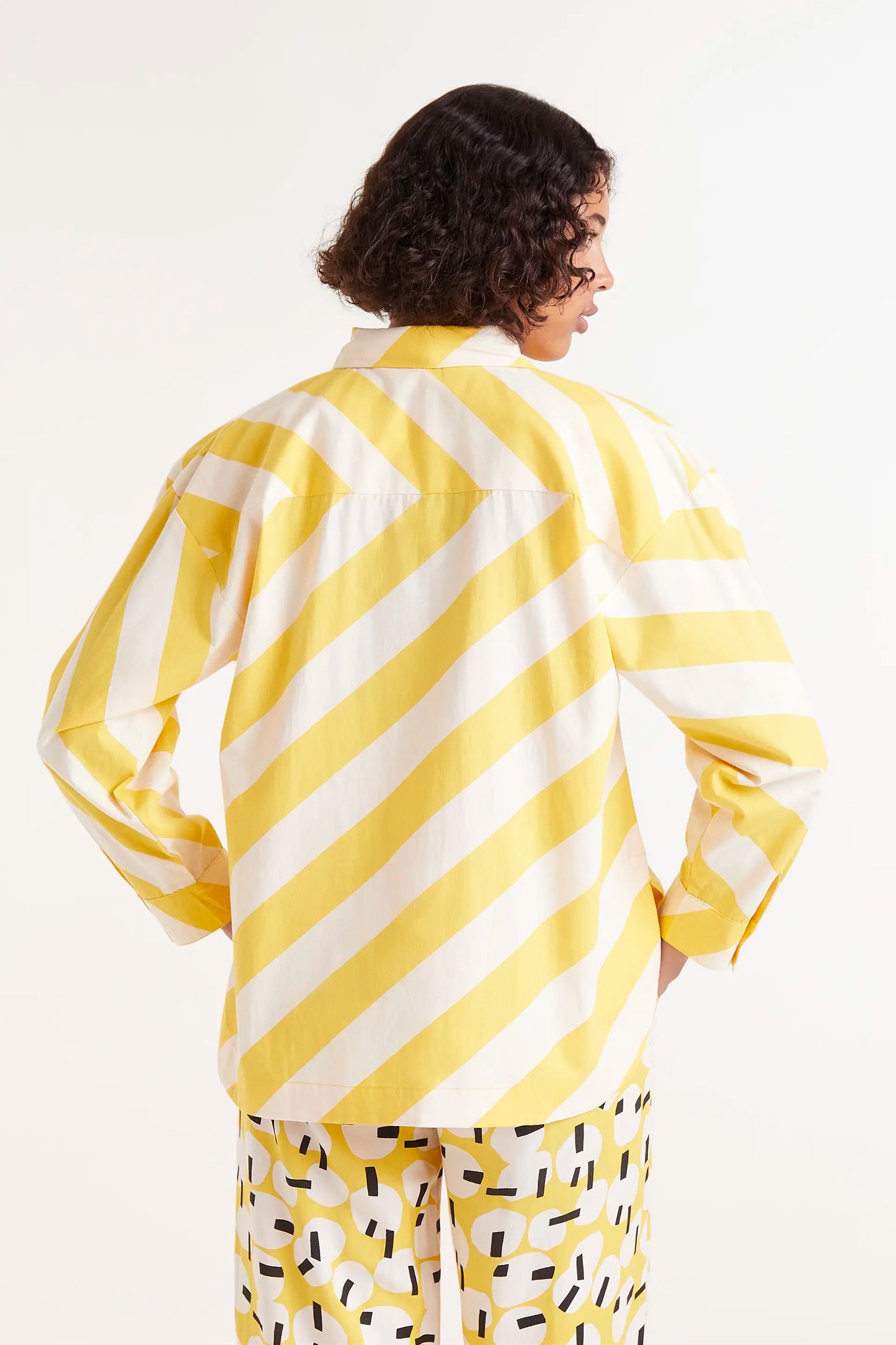 Yellow striped shirt