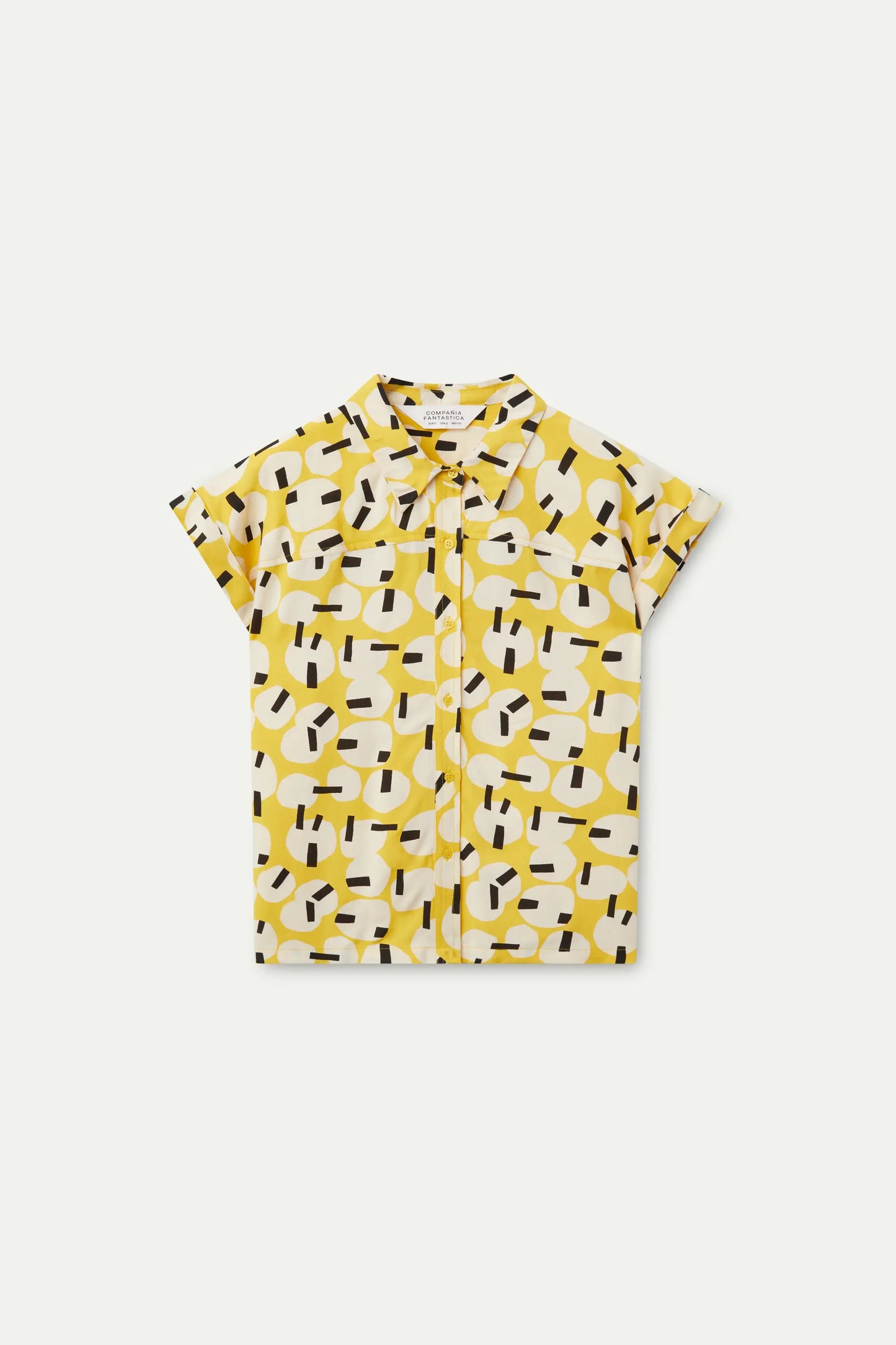 Onigiri geometric short sleeve shirt