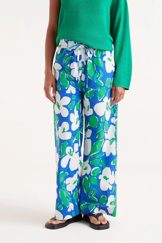 Bosco floral print long trousers