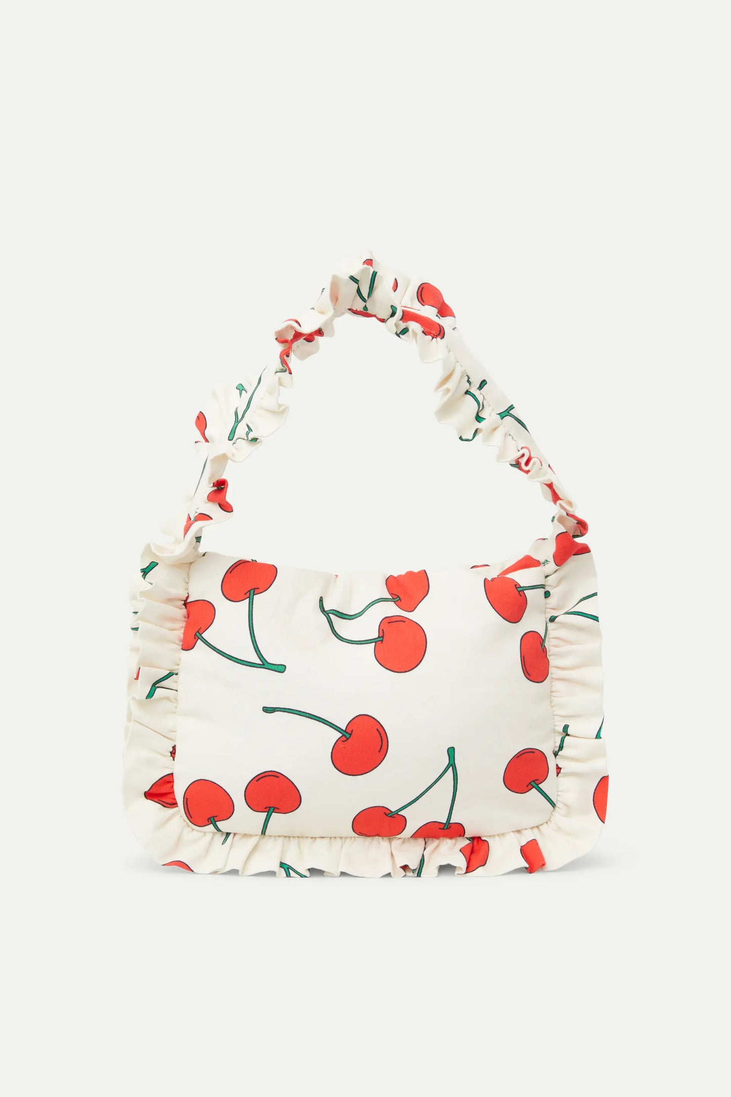 Cherry print shoulder bag