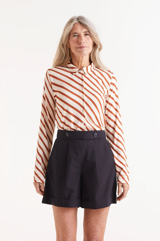 Bongo striped fitted shirt