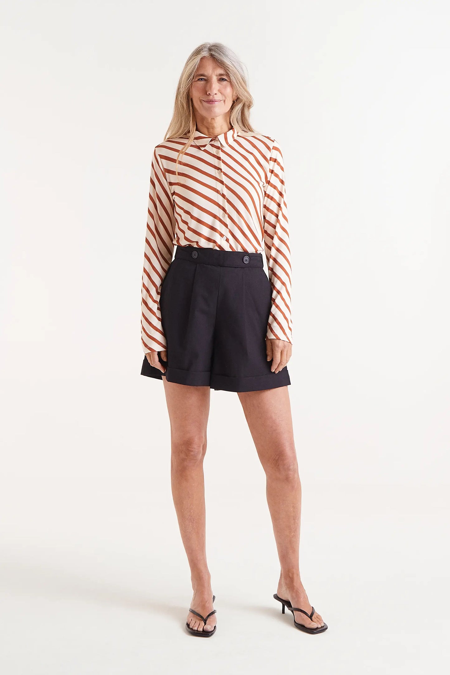 Bongo striped fitted shirt