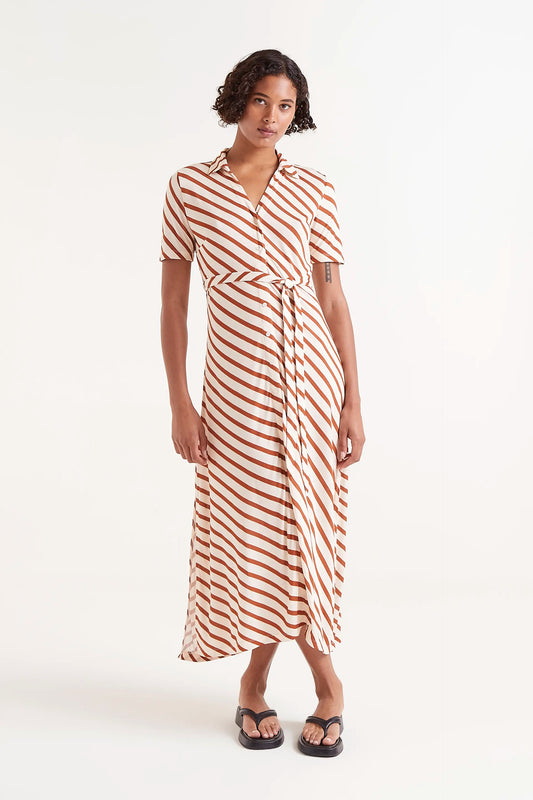 Bongo striped print long dress