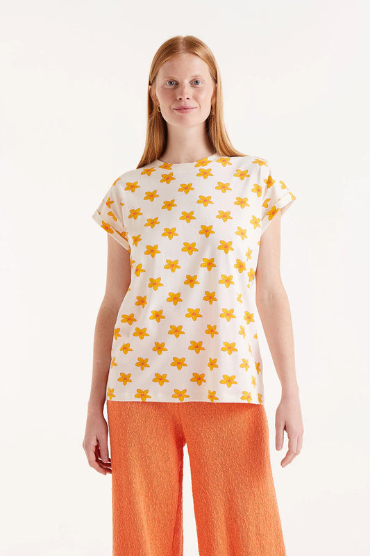 T-shirt with flower print