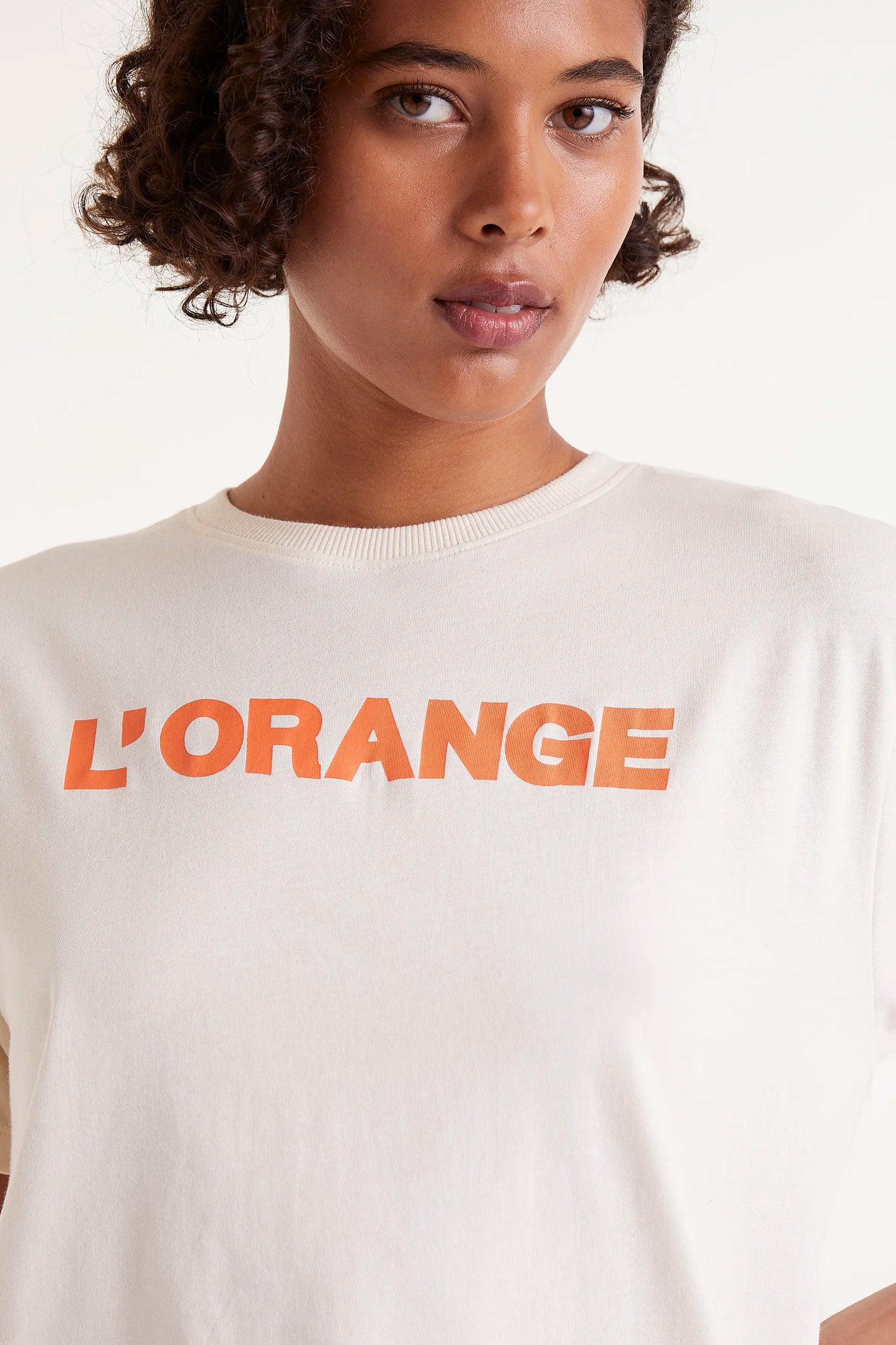 L'orange print t-shirt