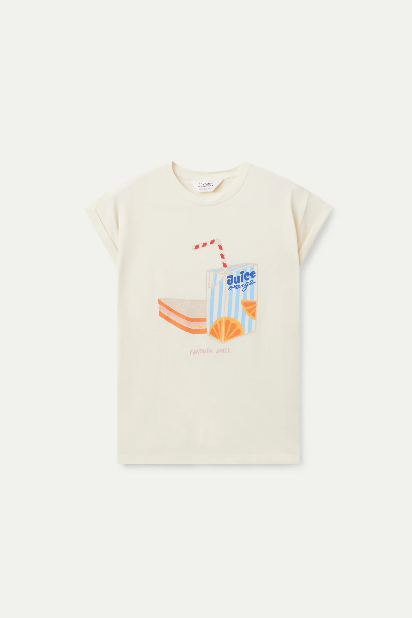 Snack print t-shirt