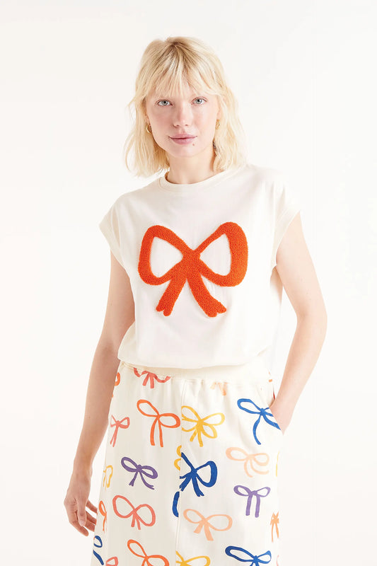 Bow print t-shirt