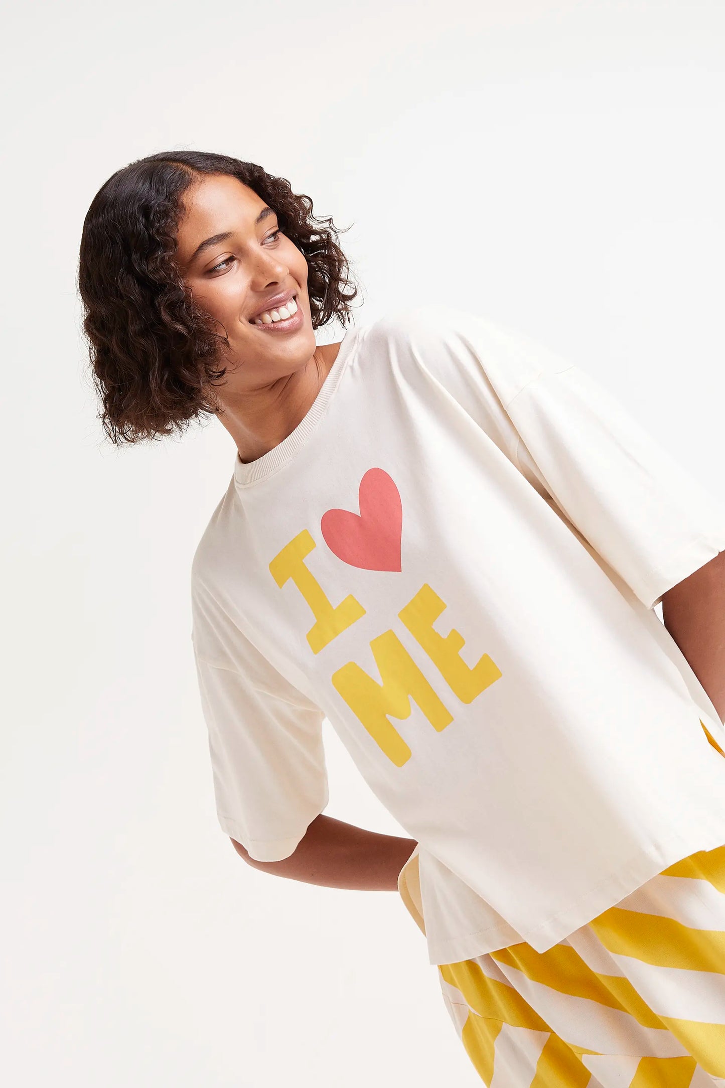 I love me print t-shirt