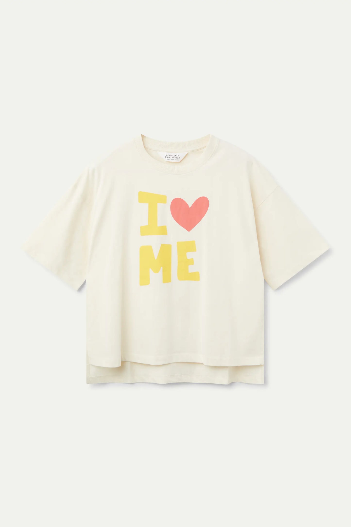 Camiseta print I love me