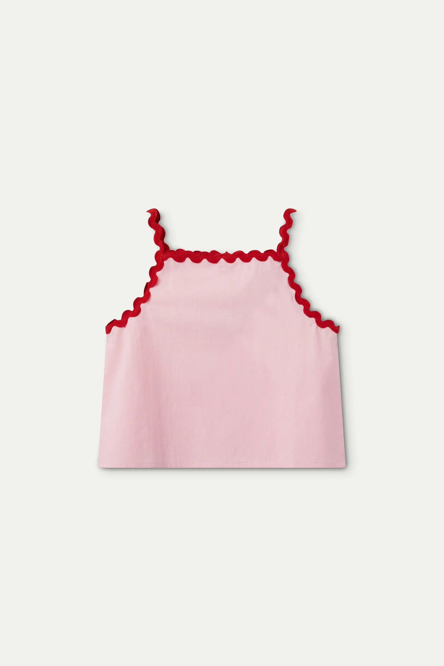 Top con spalline picunela rosa