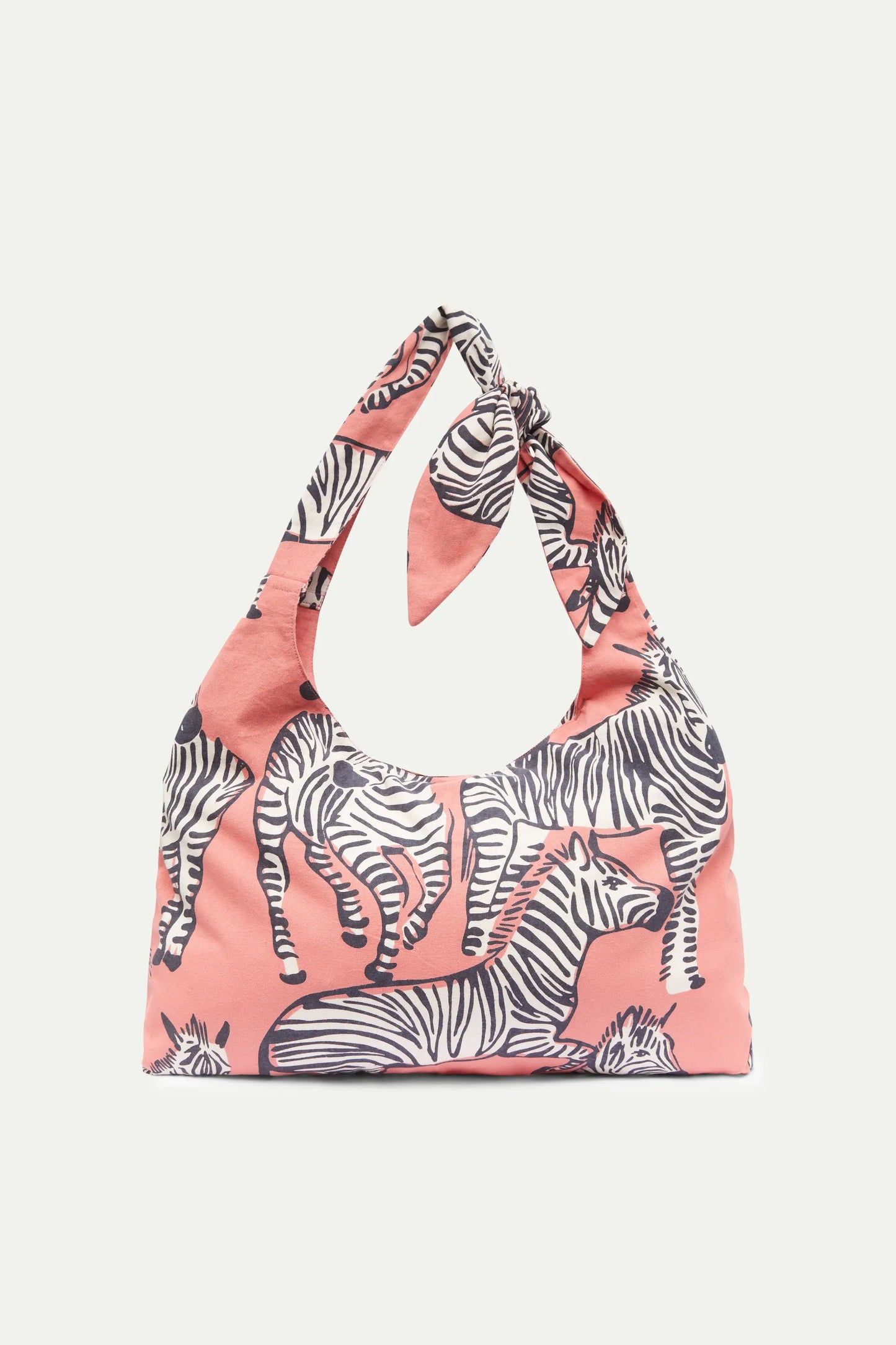 Zebra print shoulder bag