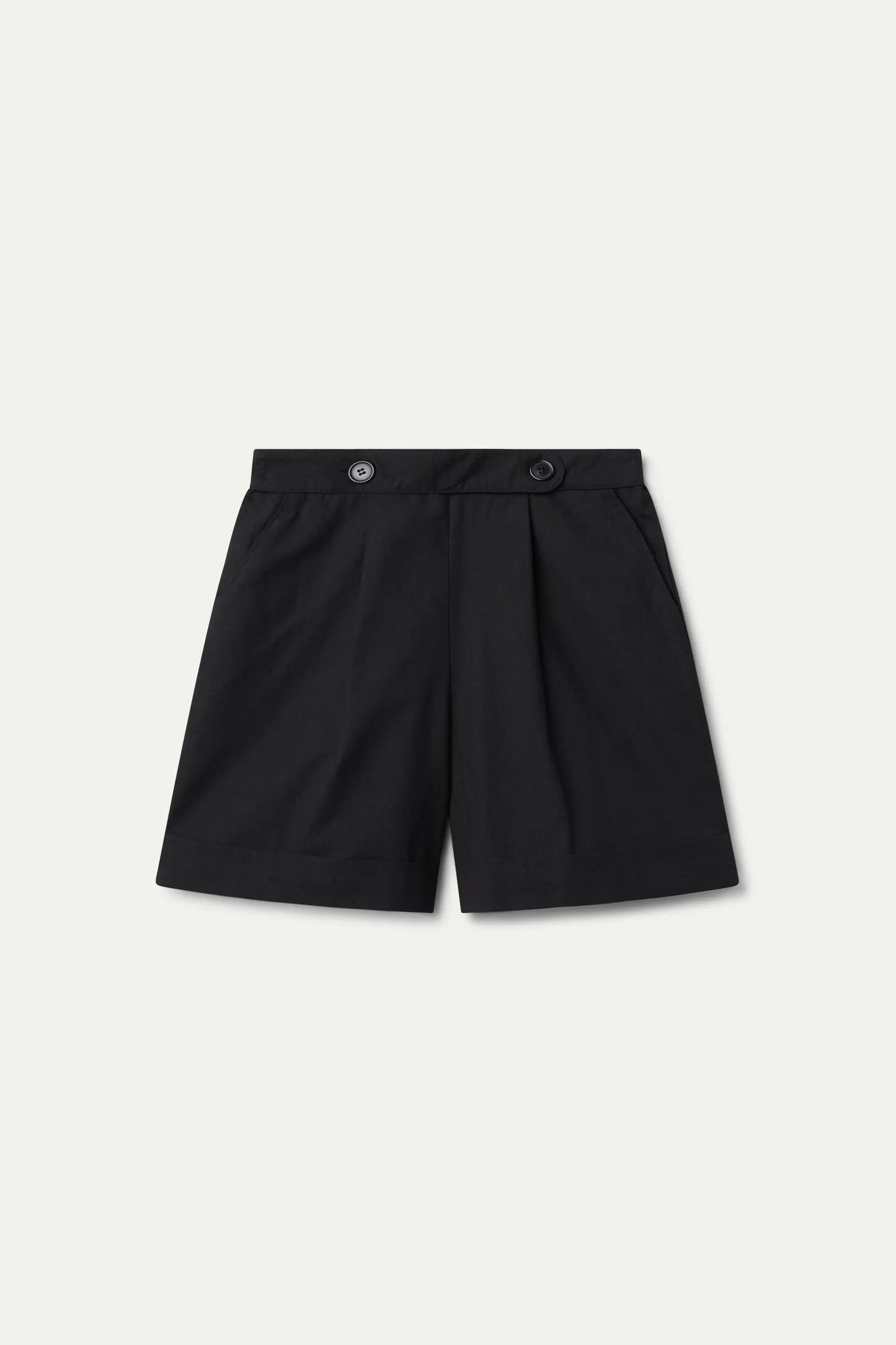 Shorts botones negro