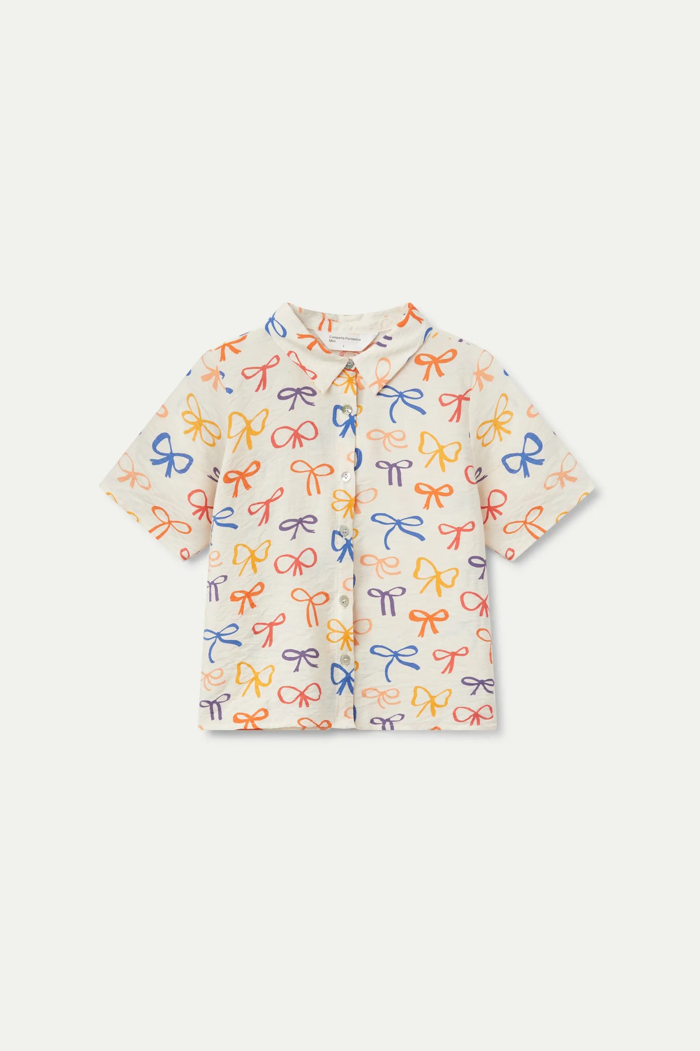 Girl's shirt with bow print