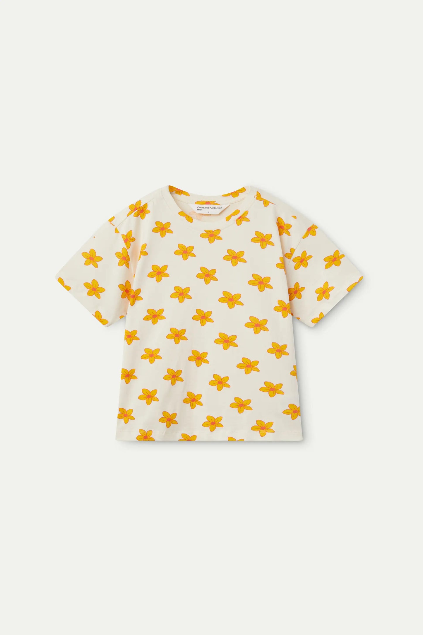 Camiseta unisex estampado floral