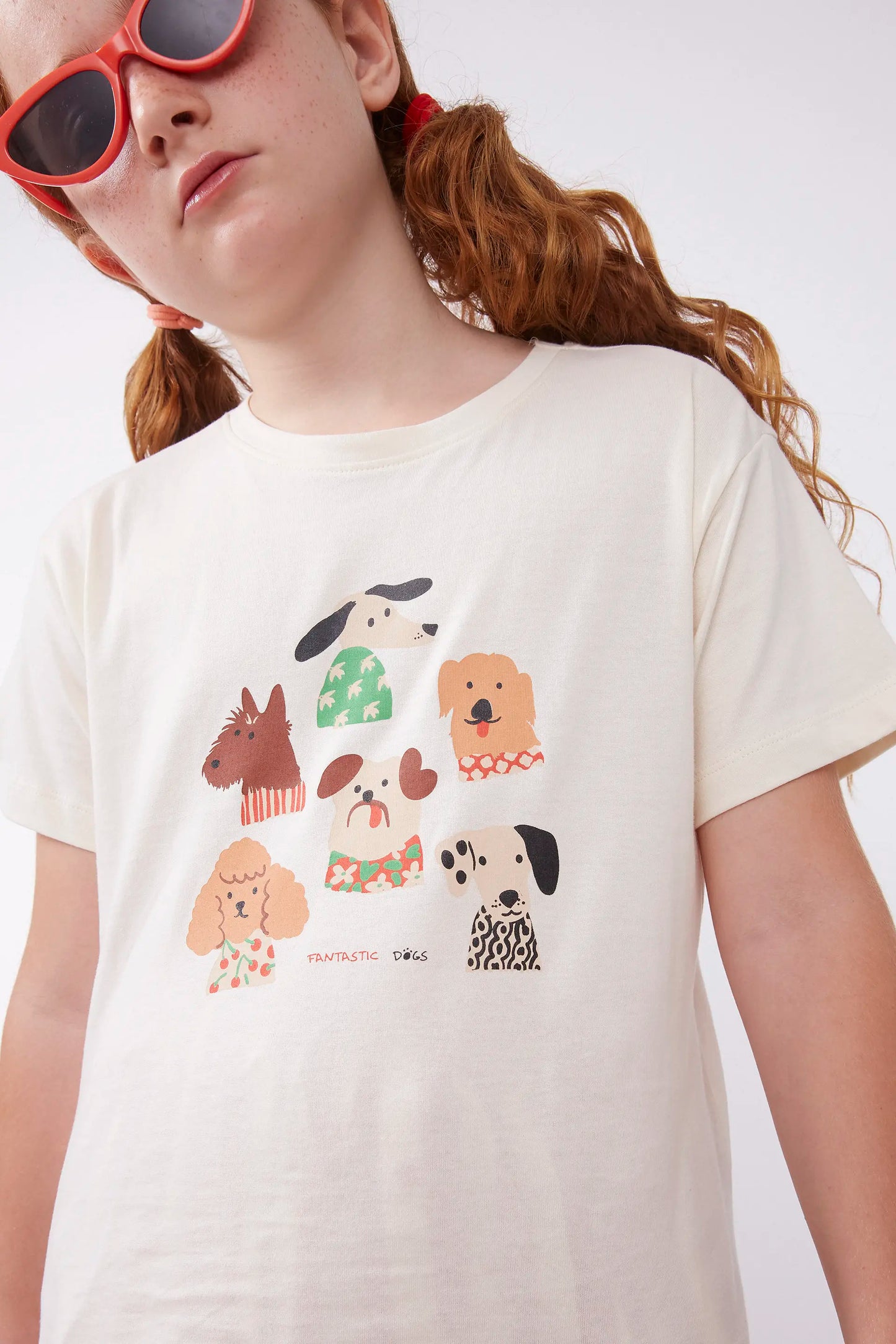 Camiseta unisex estampado de perros