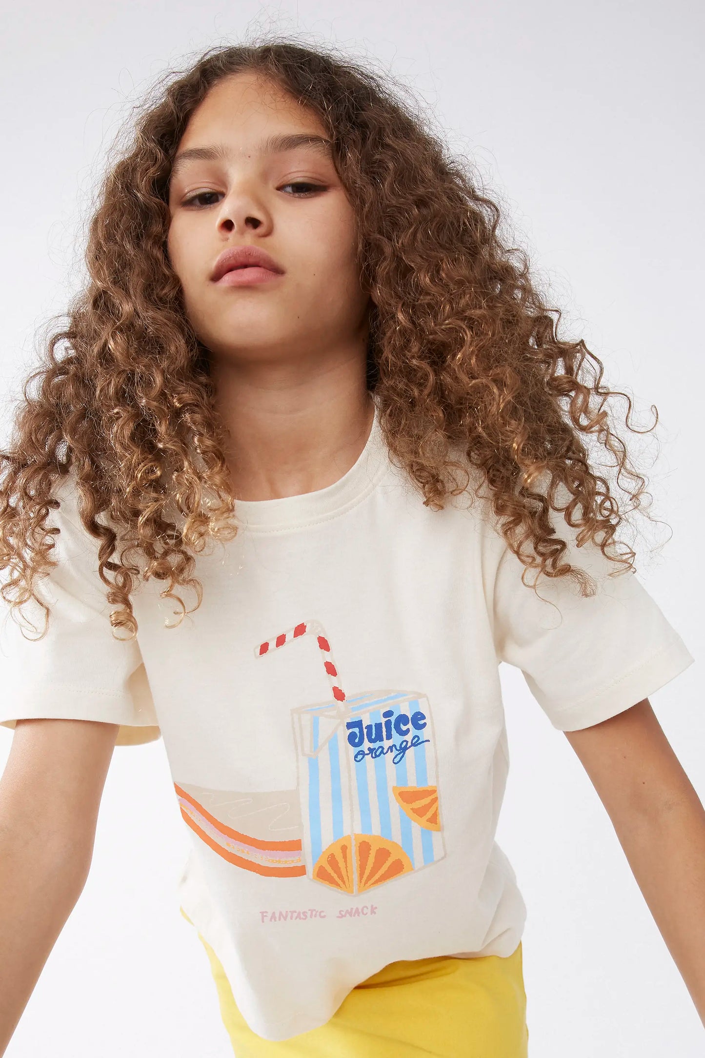 Unisex snack print t-shirt