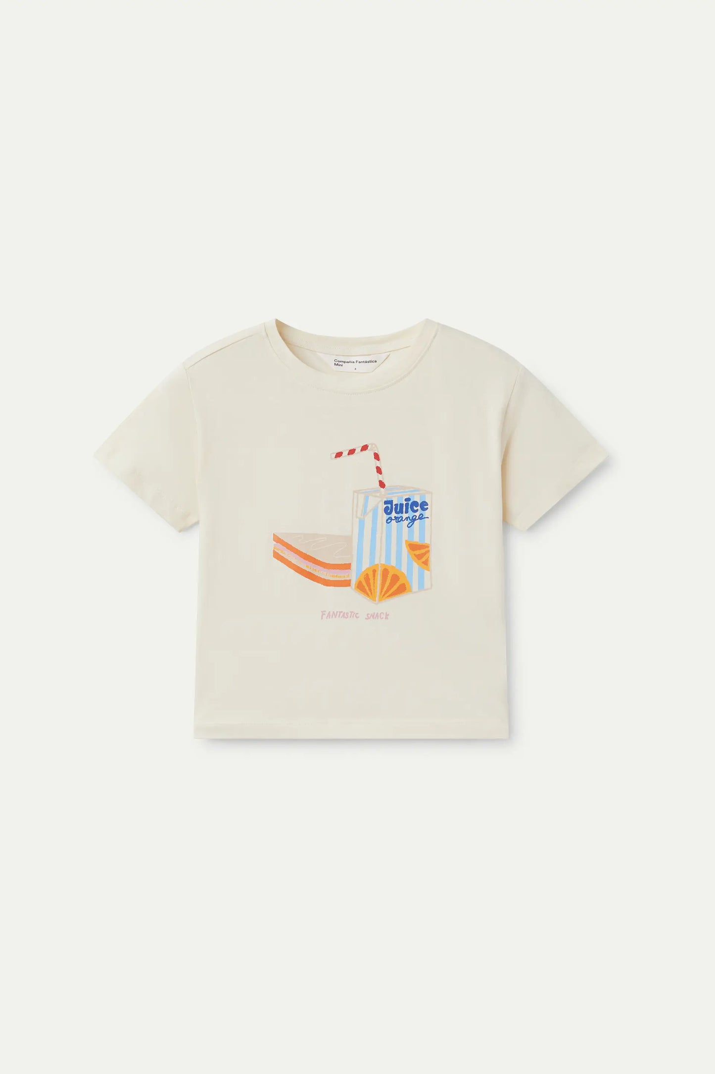 Unisex snack print t-shirt