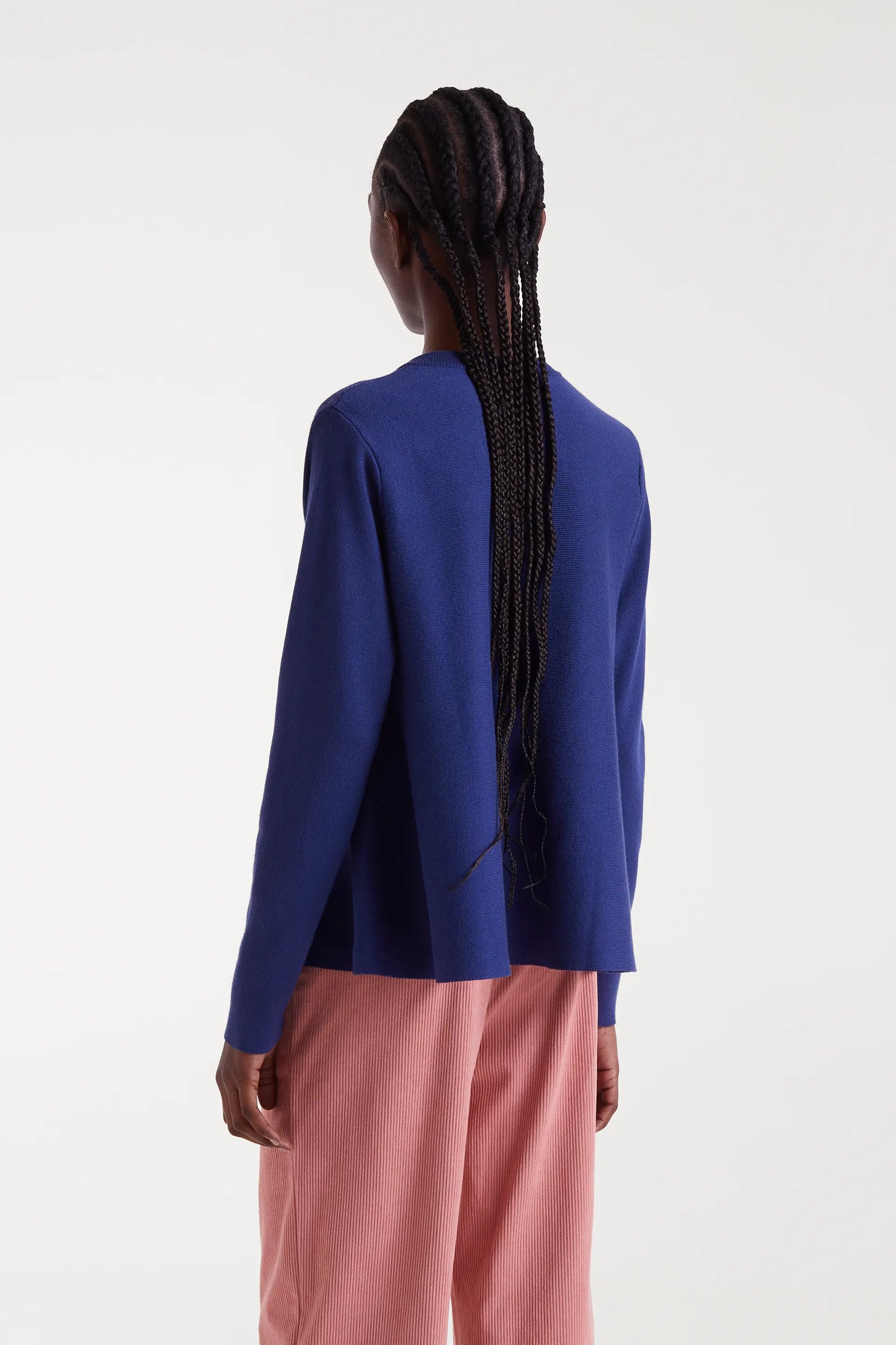 Cárdigan de punto envasé navy blue