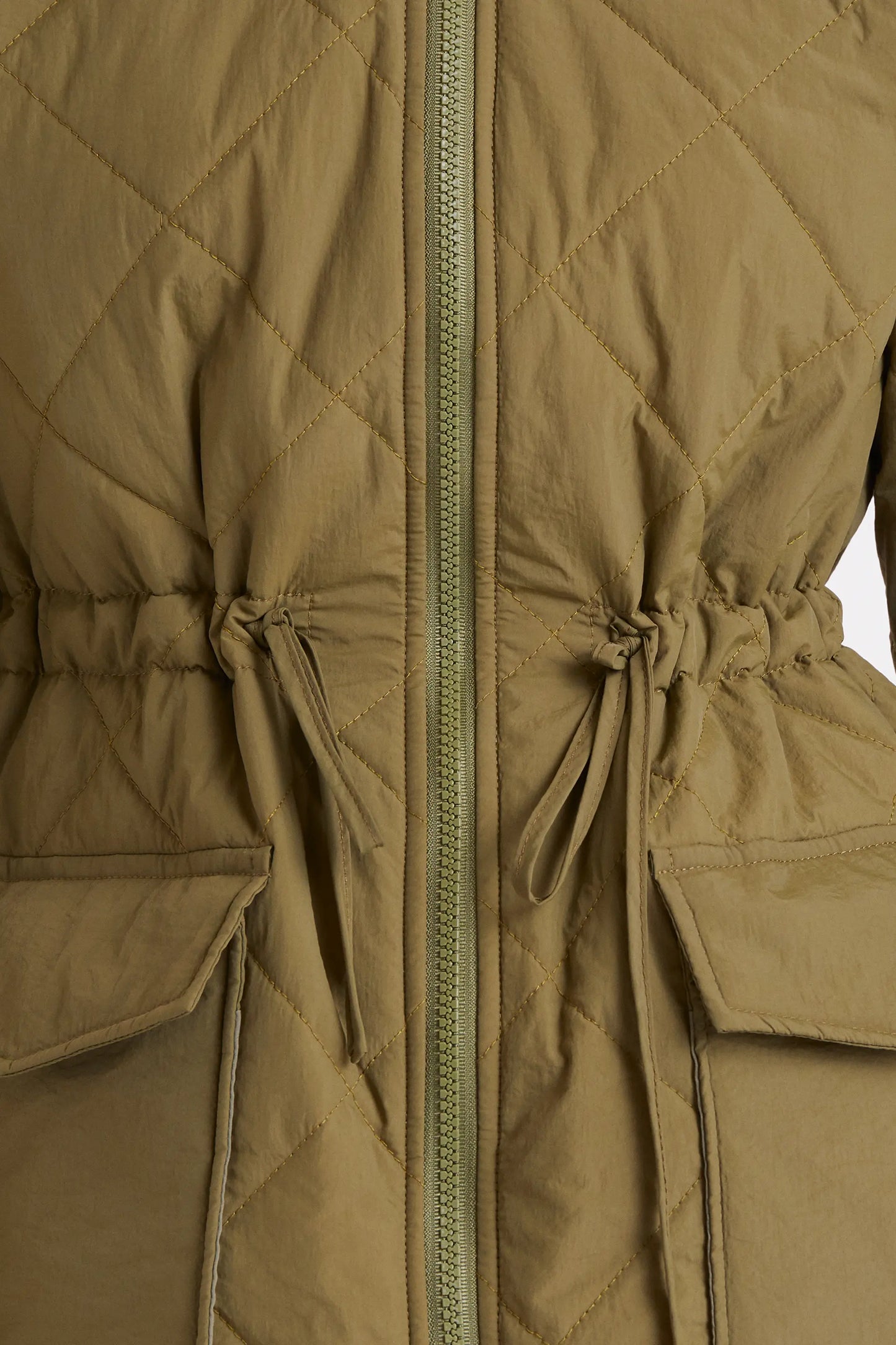 Cappotto verde corto