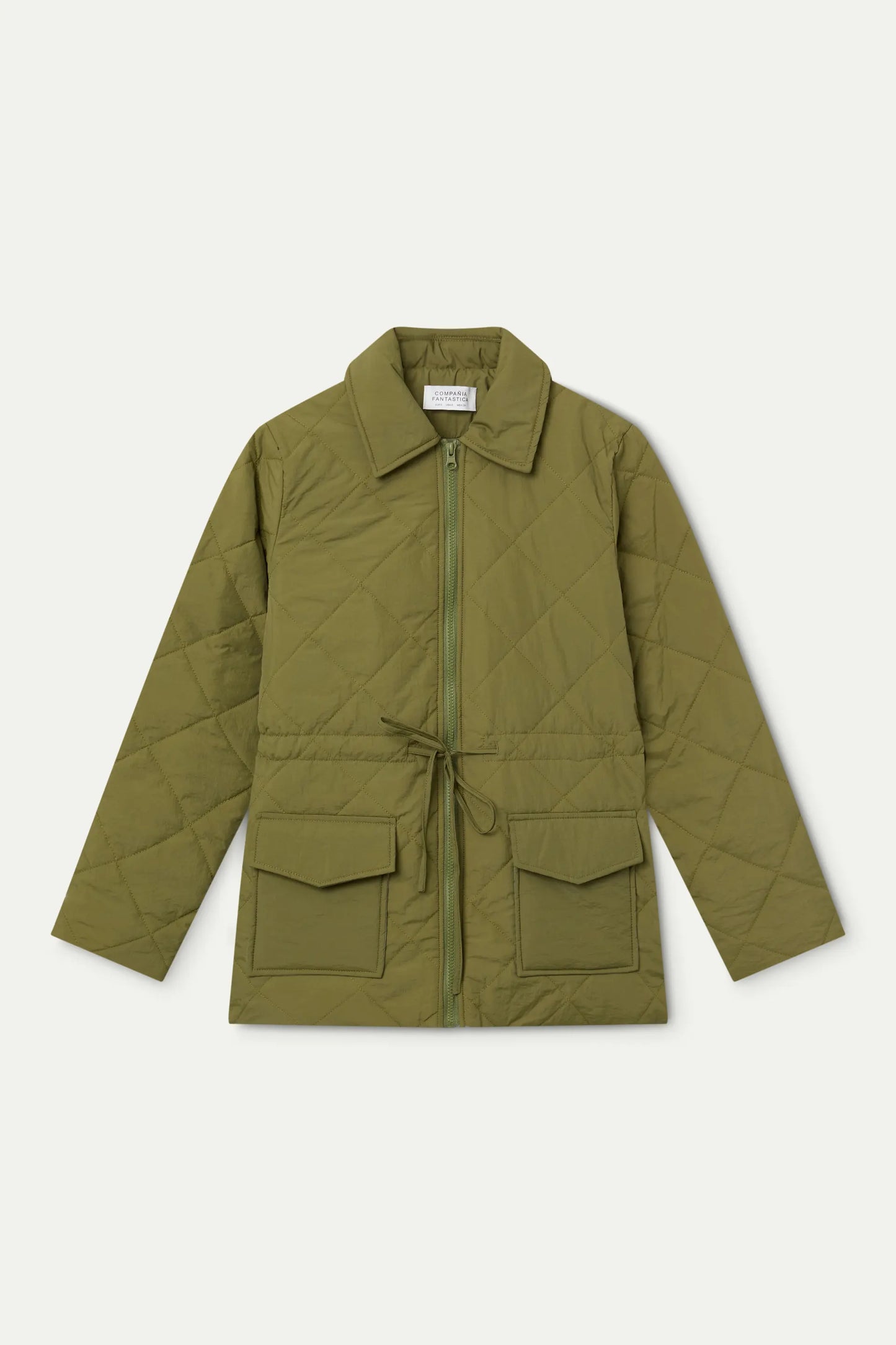 Cappotto verde corto