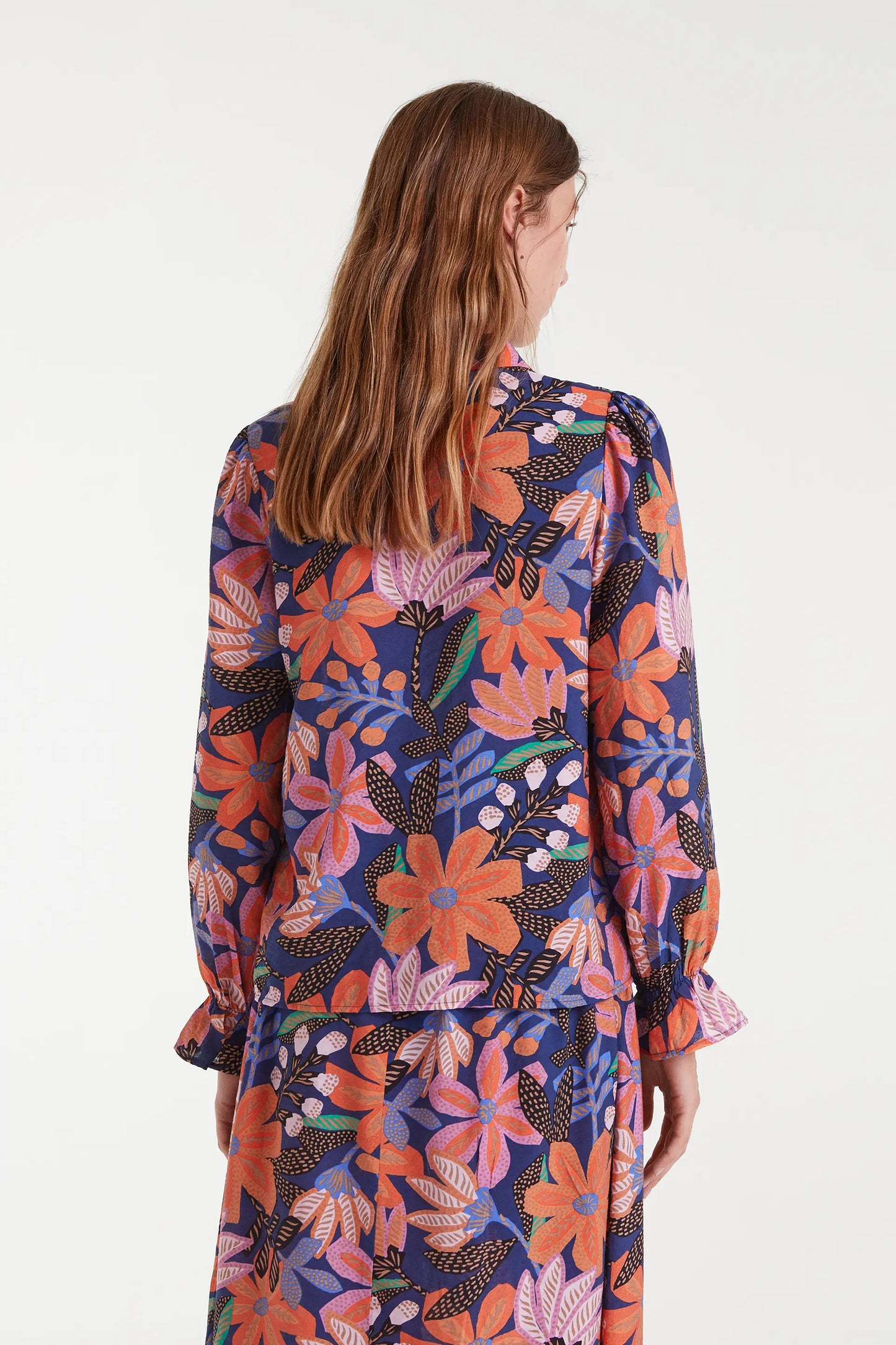 Camisa crepé ligero con estampado Tigerlily