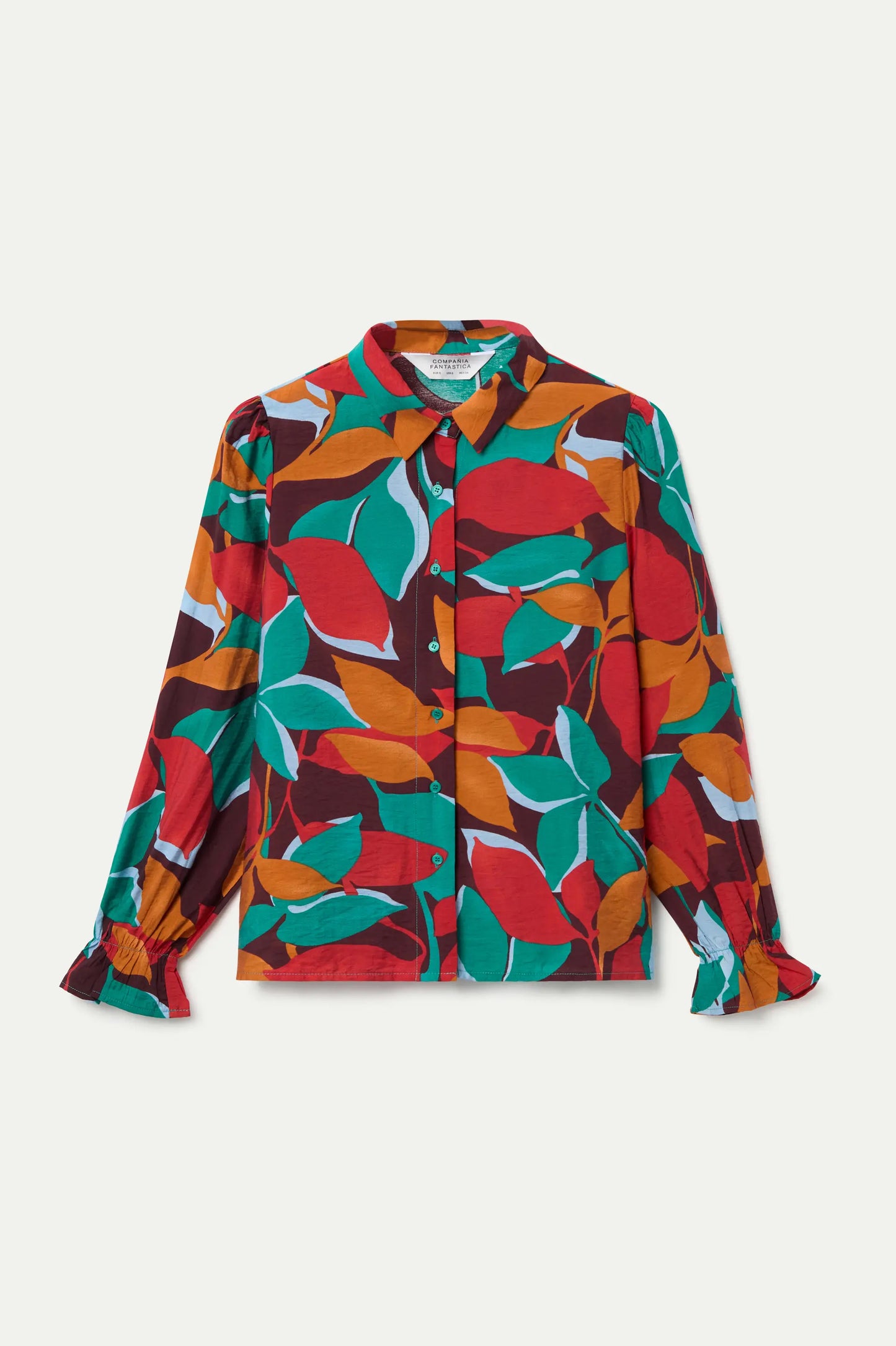 Camisa crepé ligero con estampado Ponziana