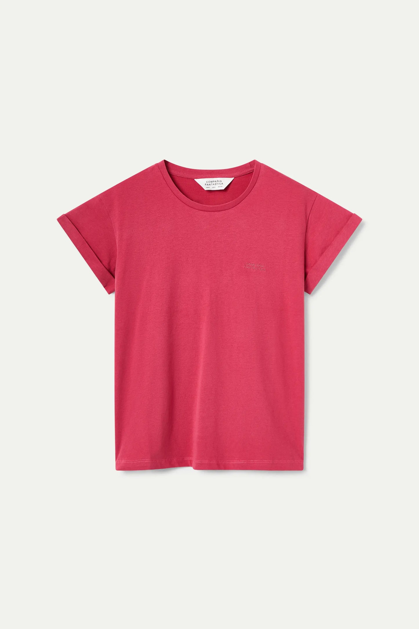 Camiseta 100% algodón rojo