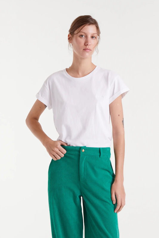 Camiseta 100% algodón blanco