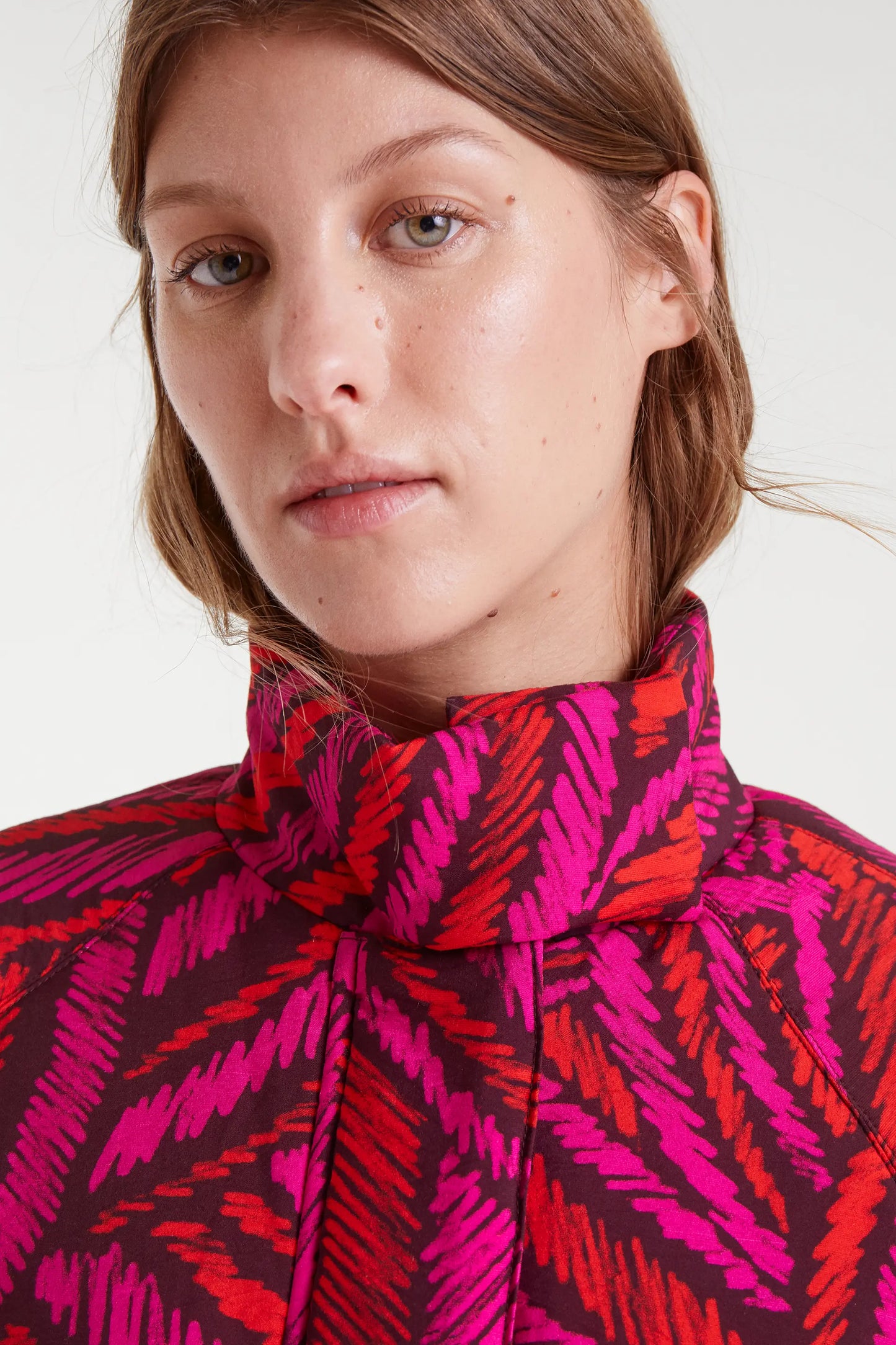 Cappotto con stampa Fedora