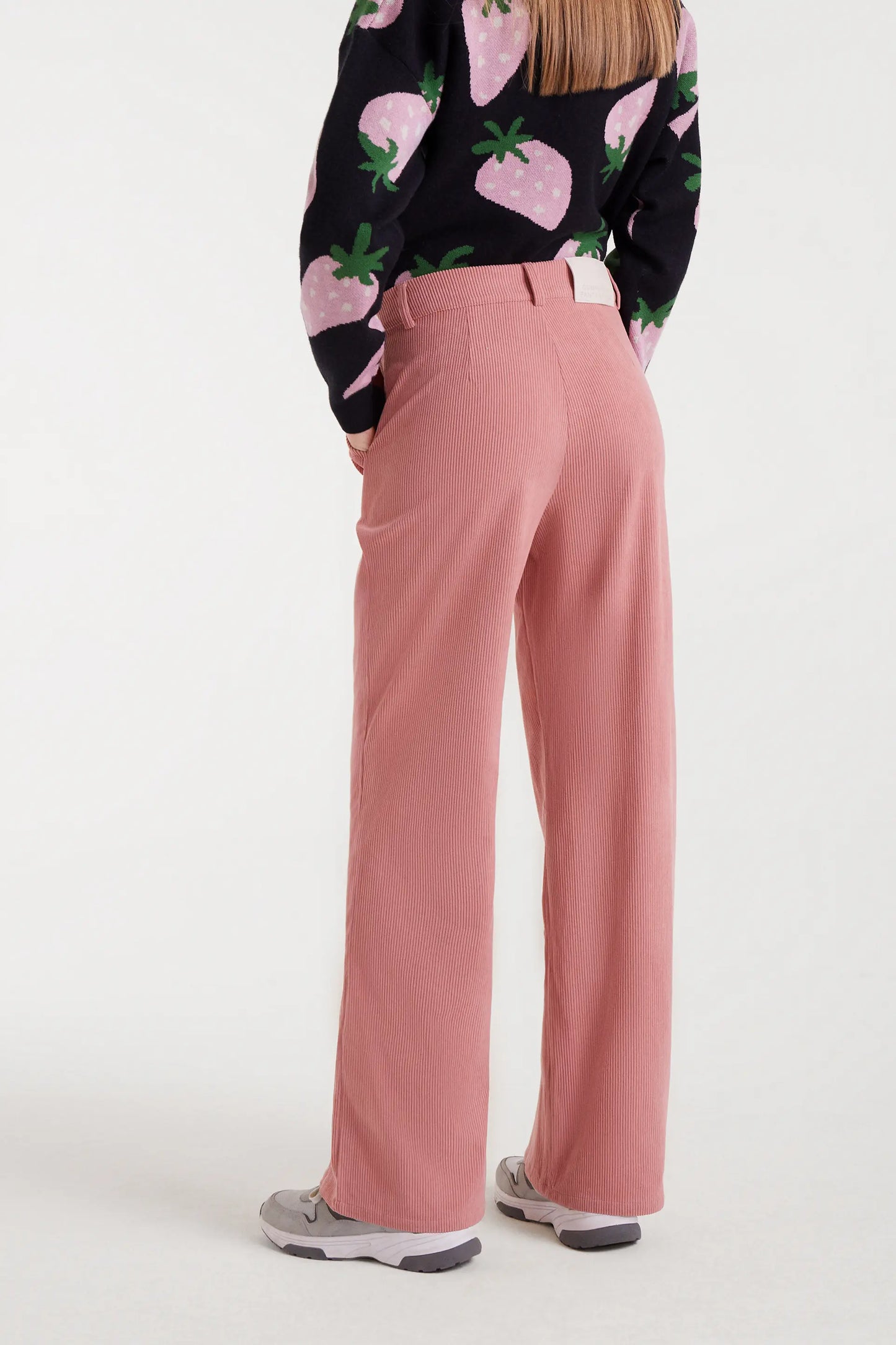Pink corduroy pants