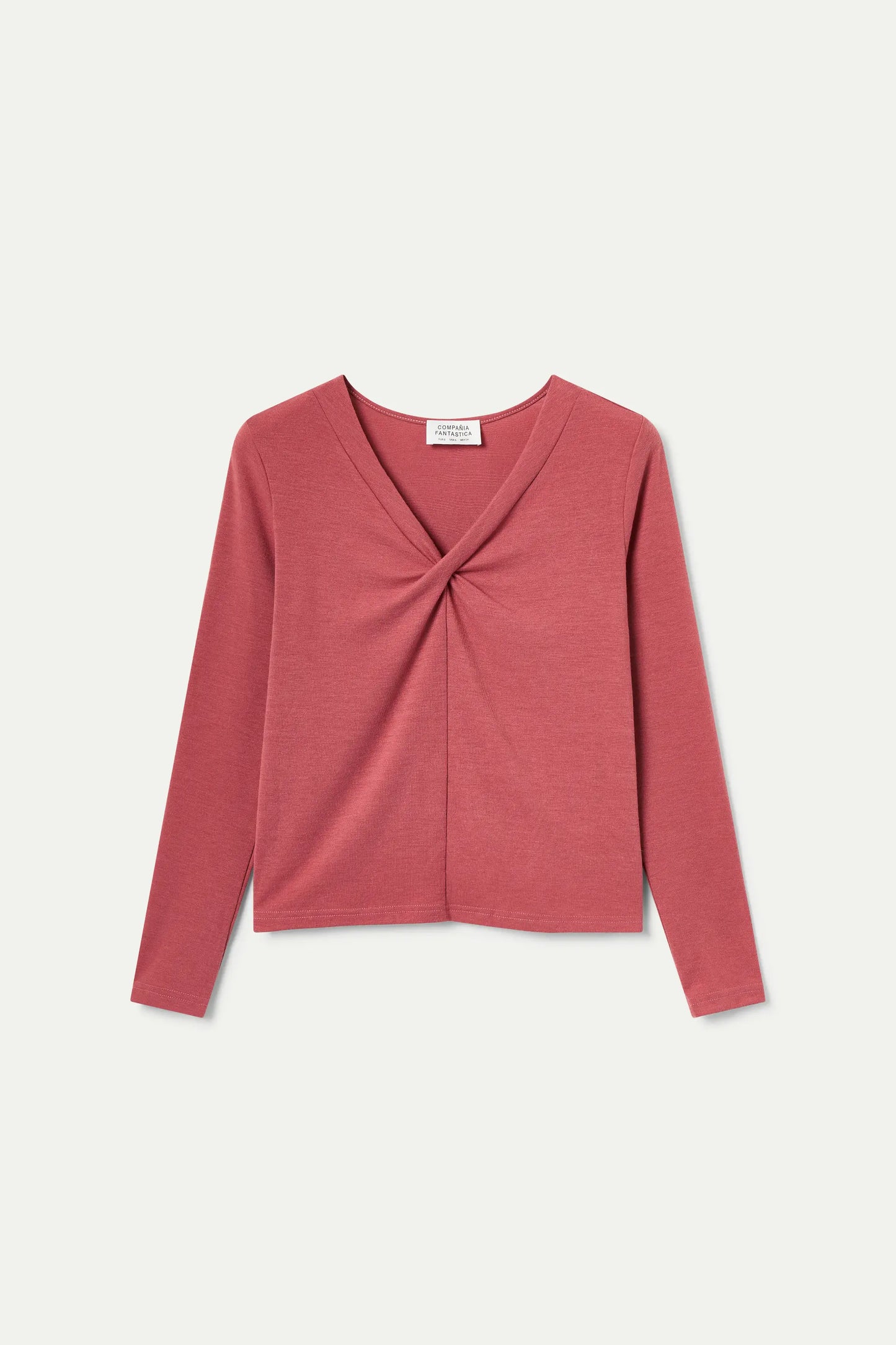 Camiseta anudada óxido