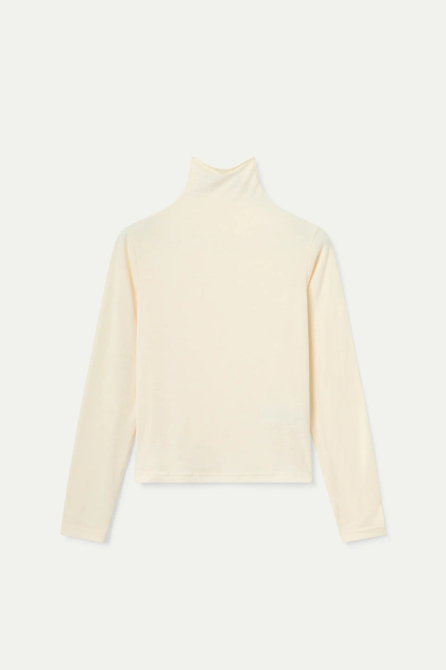 Camiseta cuello alto blanco