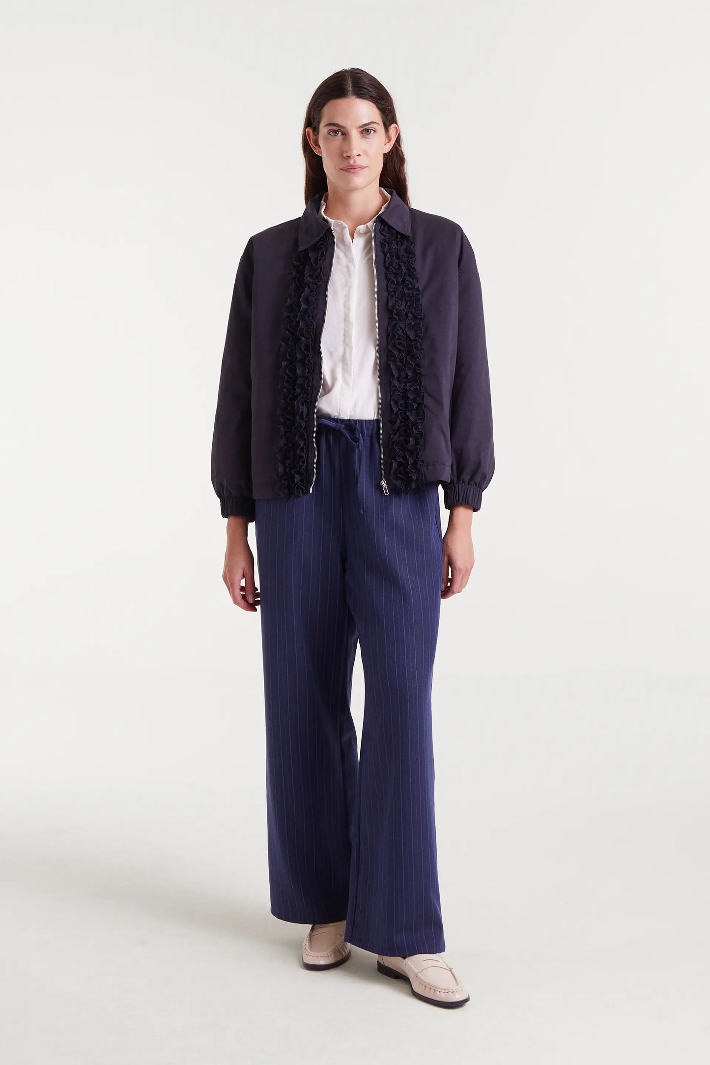 Chaqueta 100% algodón navy blue